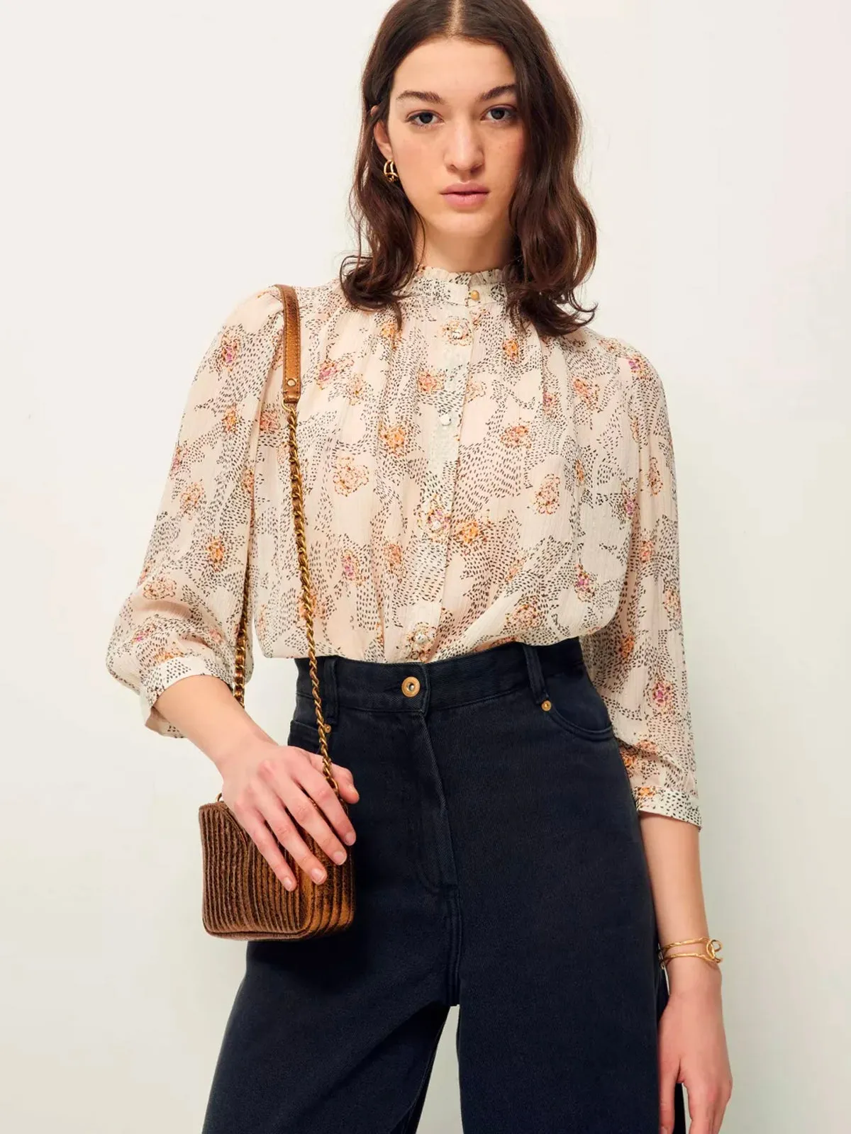 Lylee Shirt – Cream sold by iris product image thumbnail 4