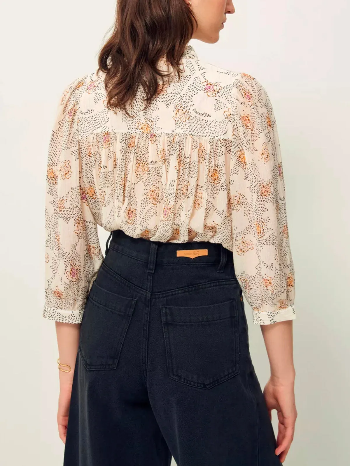 Lylee Shirt – Cream sold by iris product image thumbnail 3