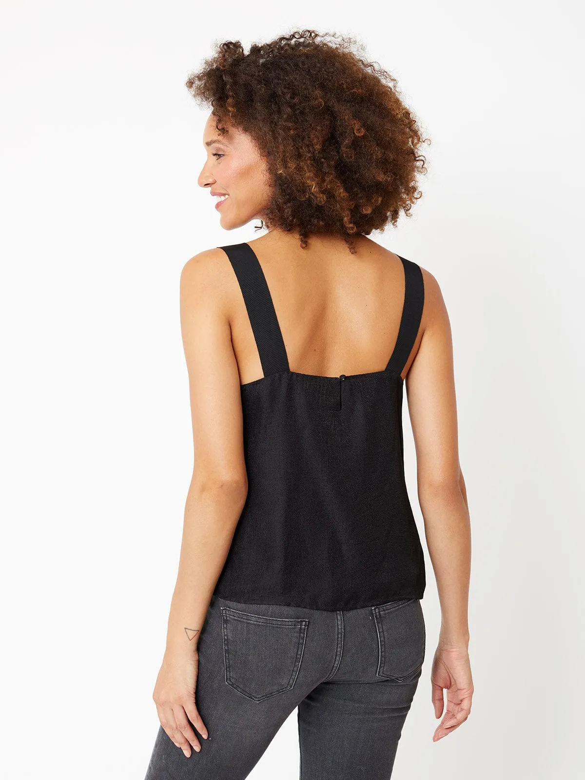 Opal Silk Cami- Black sold by iris product image thumbnail 4