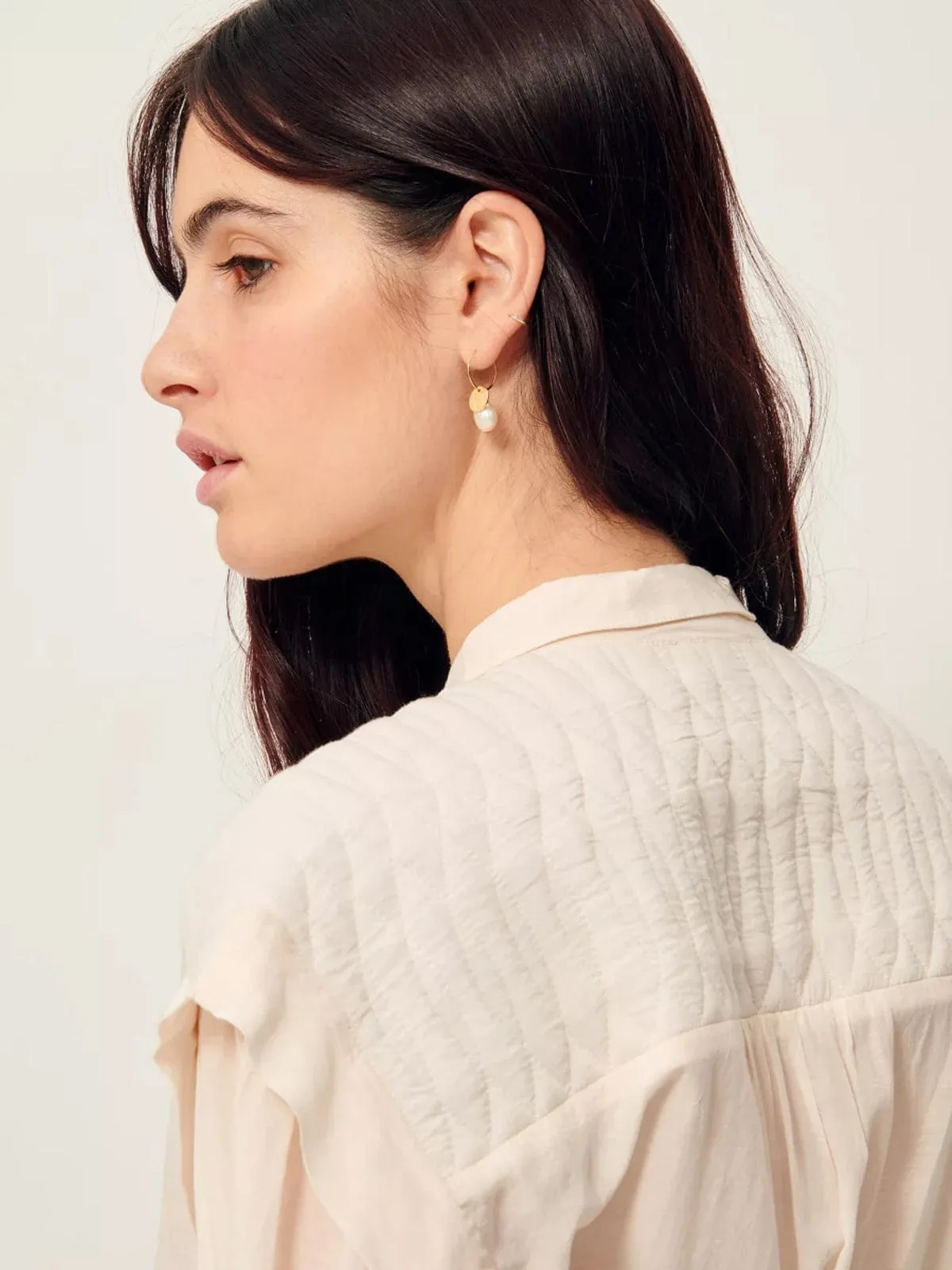Terrasini Blouse- Cream sold by iris product image thumbnail 3