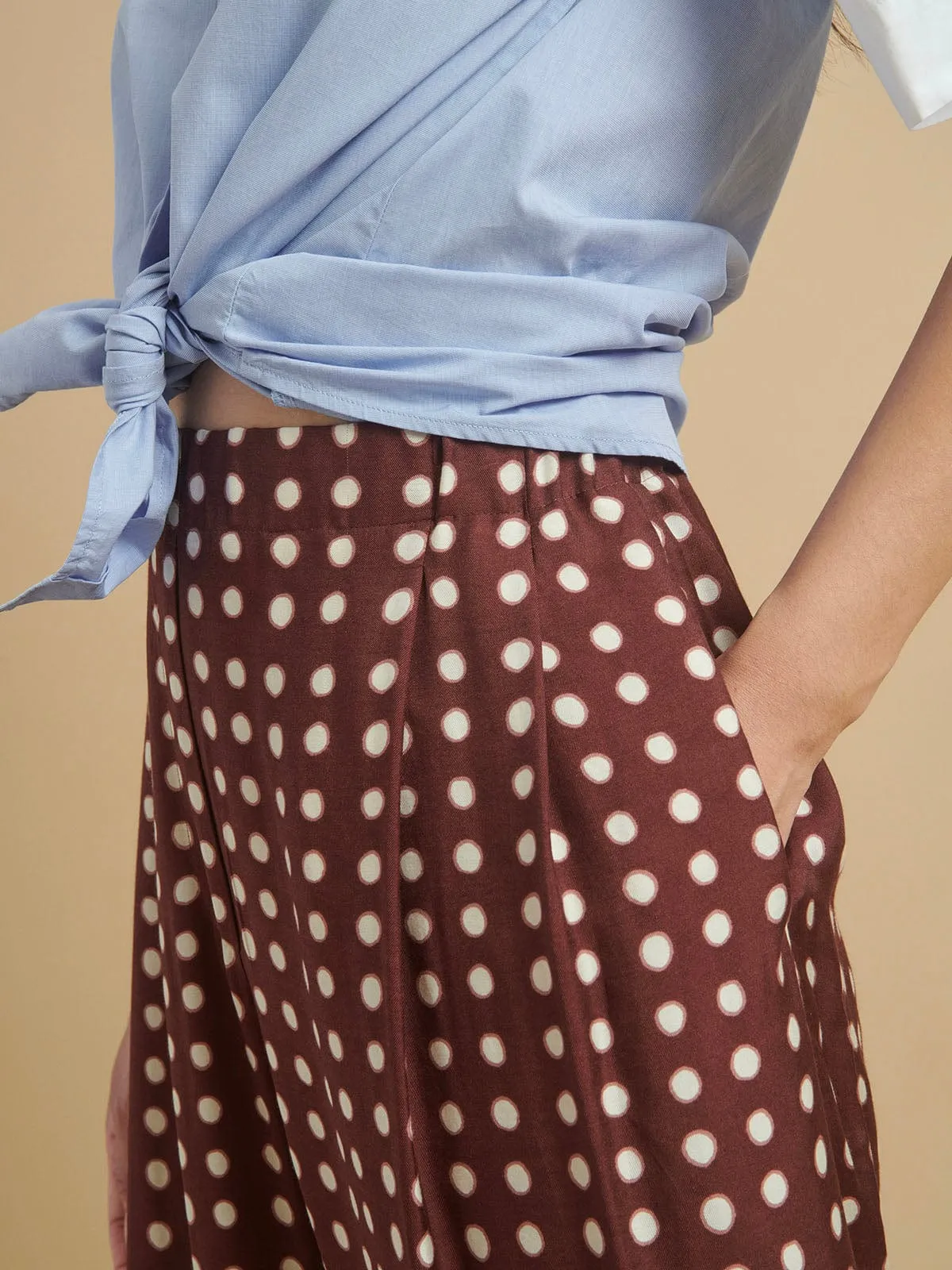 Pakolo Trousers- Plum sold by iris product image thumbnail 4