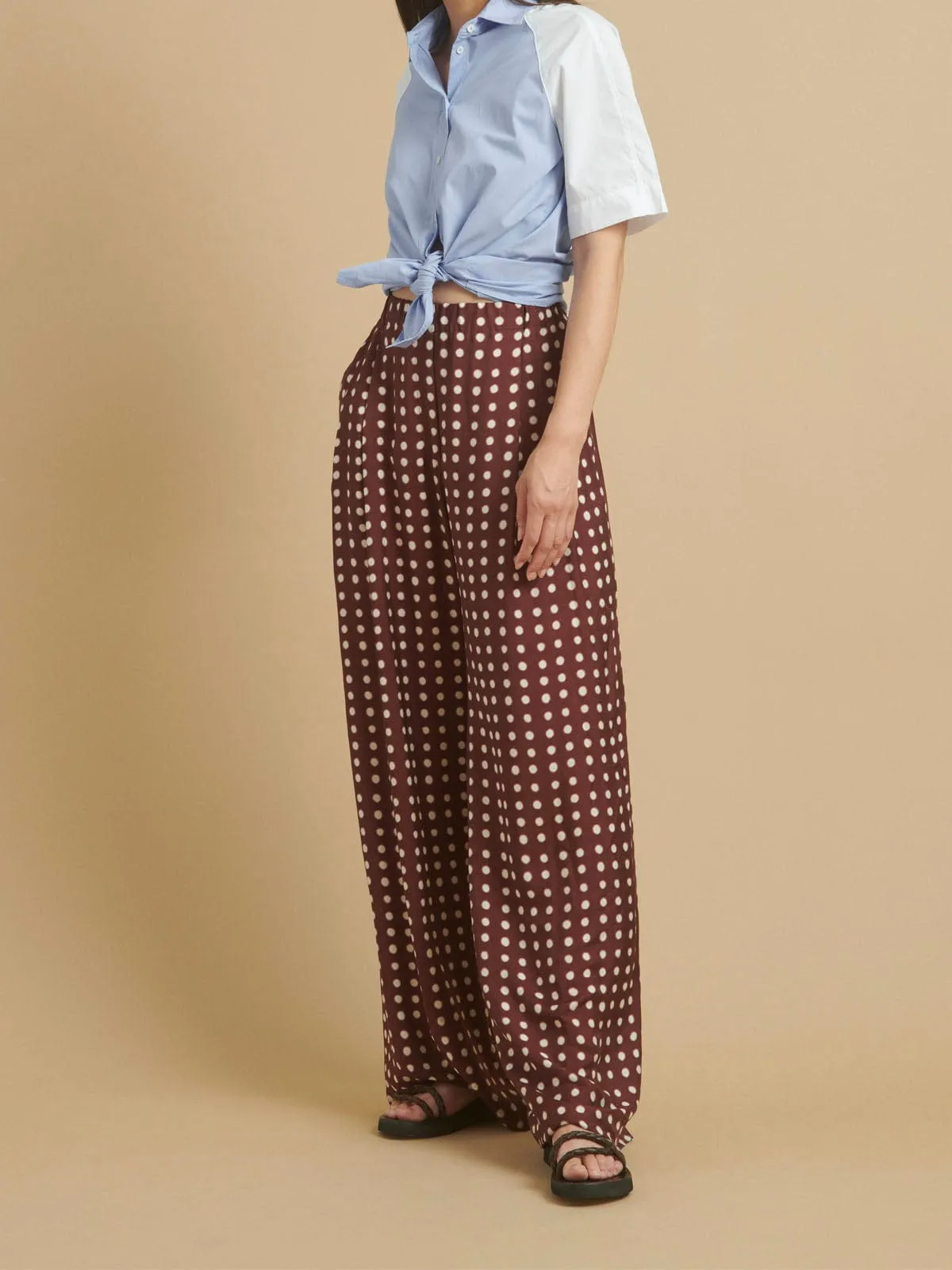 Pakolo Trousers- Plum sold by iris product image thumbnail 2