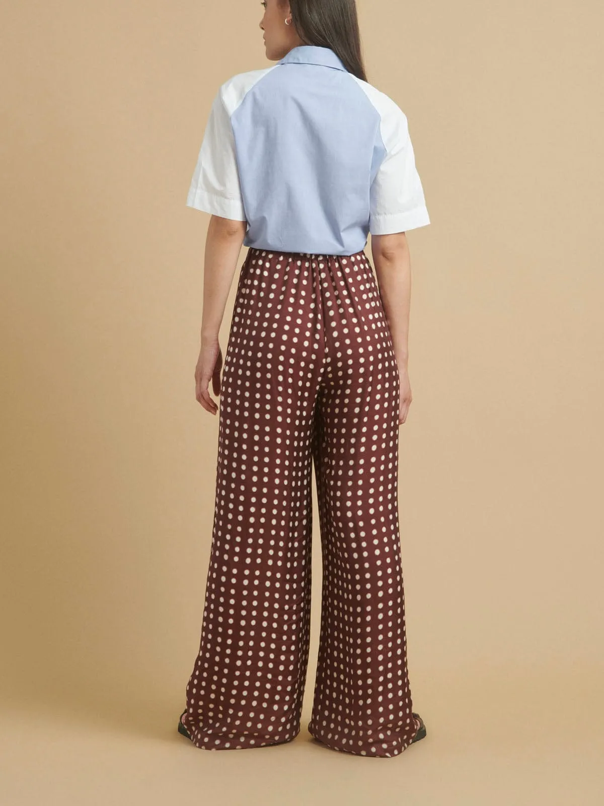 Pakolo Trousers- Plum sold by iris product image thumbnail 3