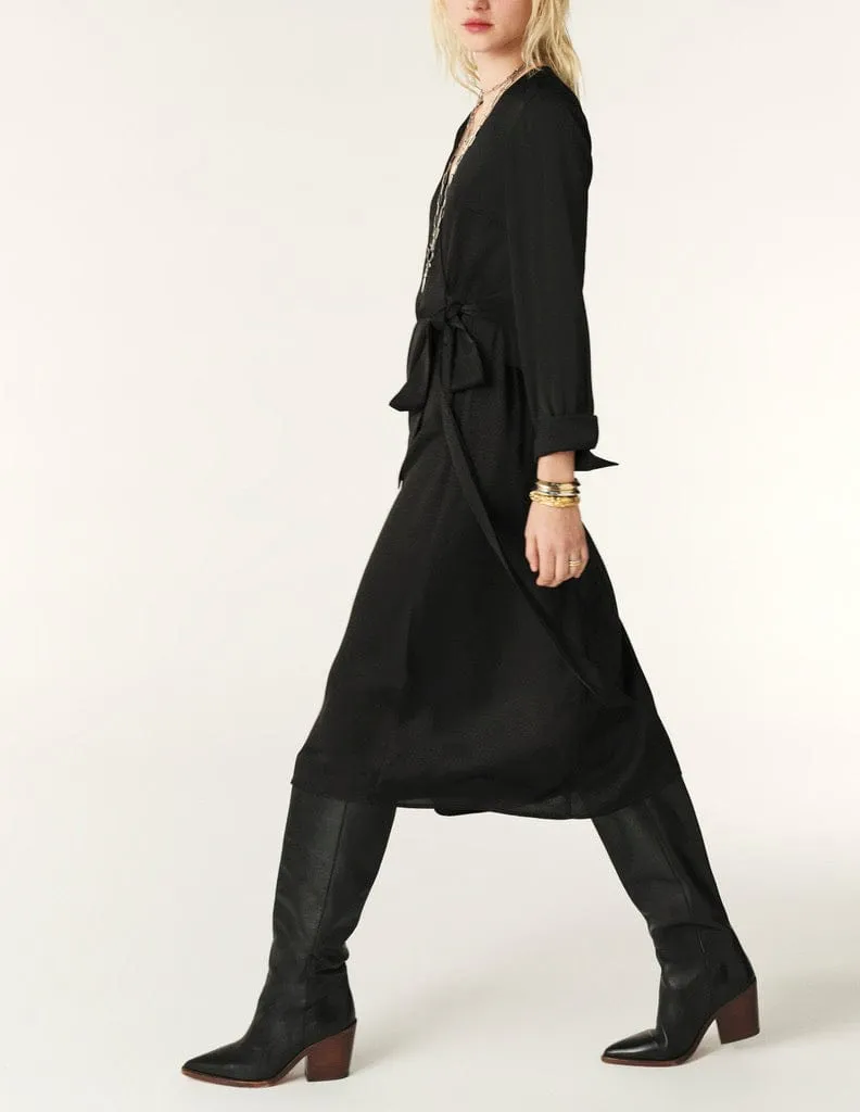 Iris Satin Dress – Black sold by iris product image thumbnail 3