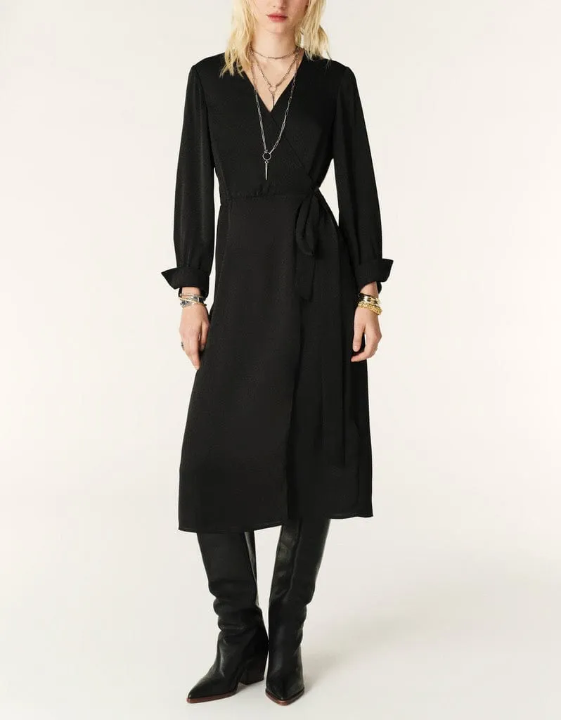 Iris Satin Dress – Black sold by iris product image thumbnail 2