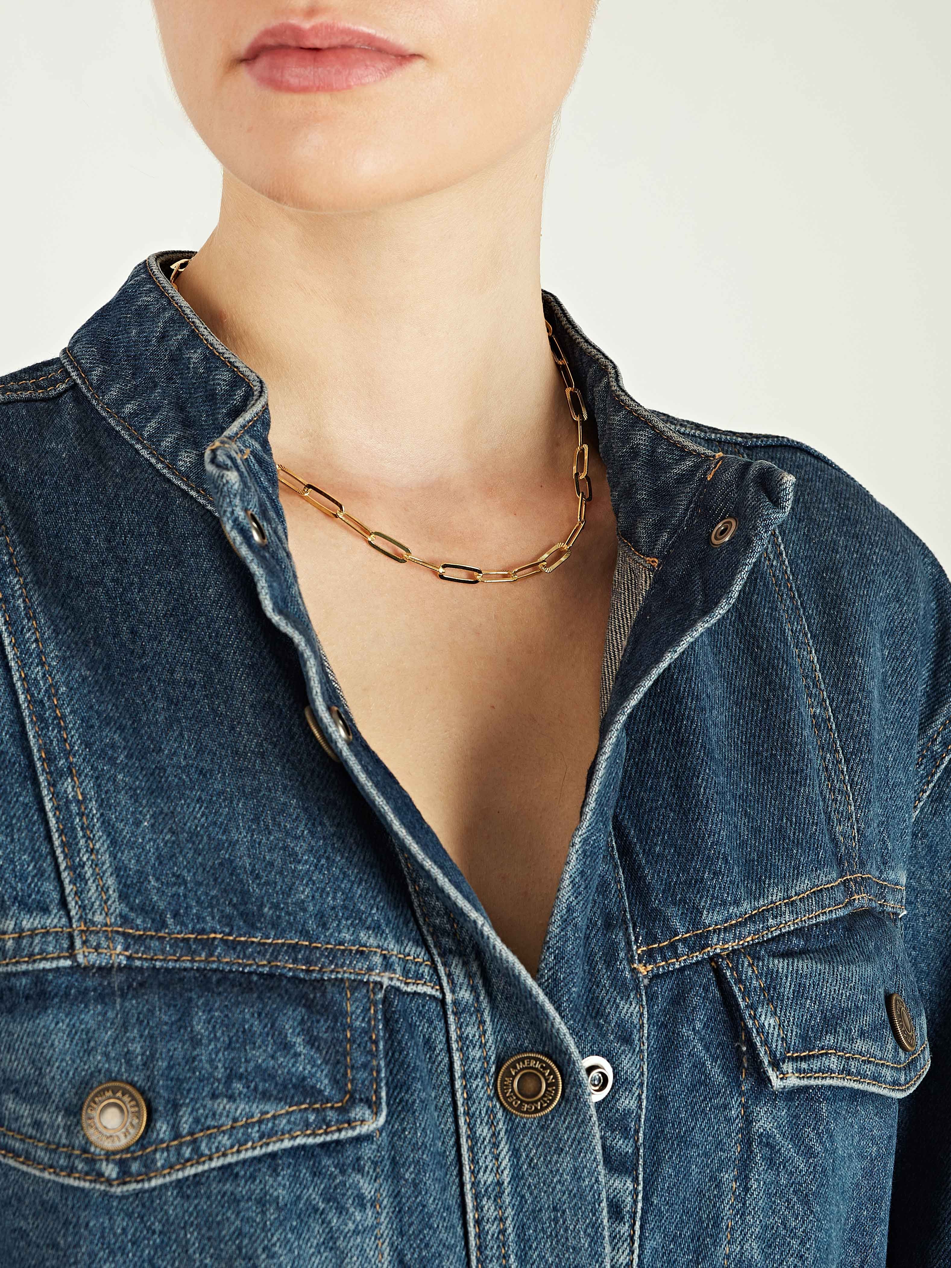 Etched Chain Necklace sold by iris product image thumbnail 2