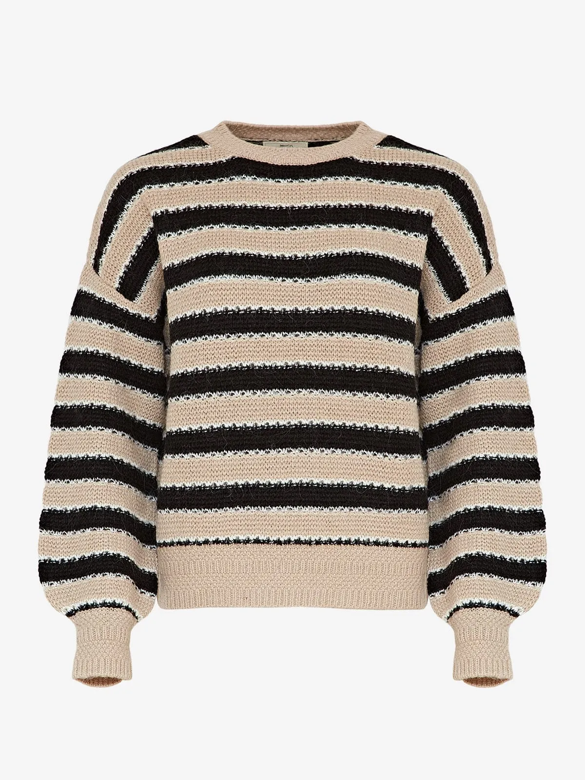 Ness Stripe Knit- Camel sold by iris