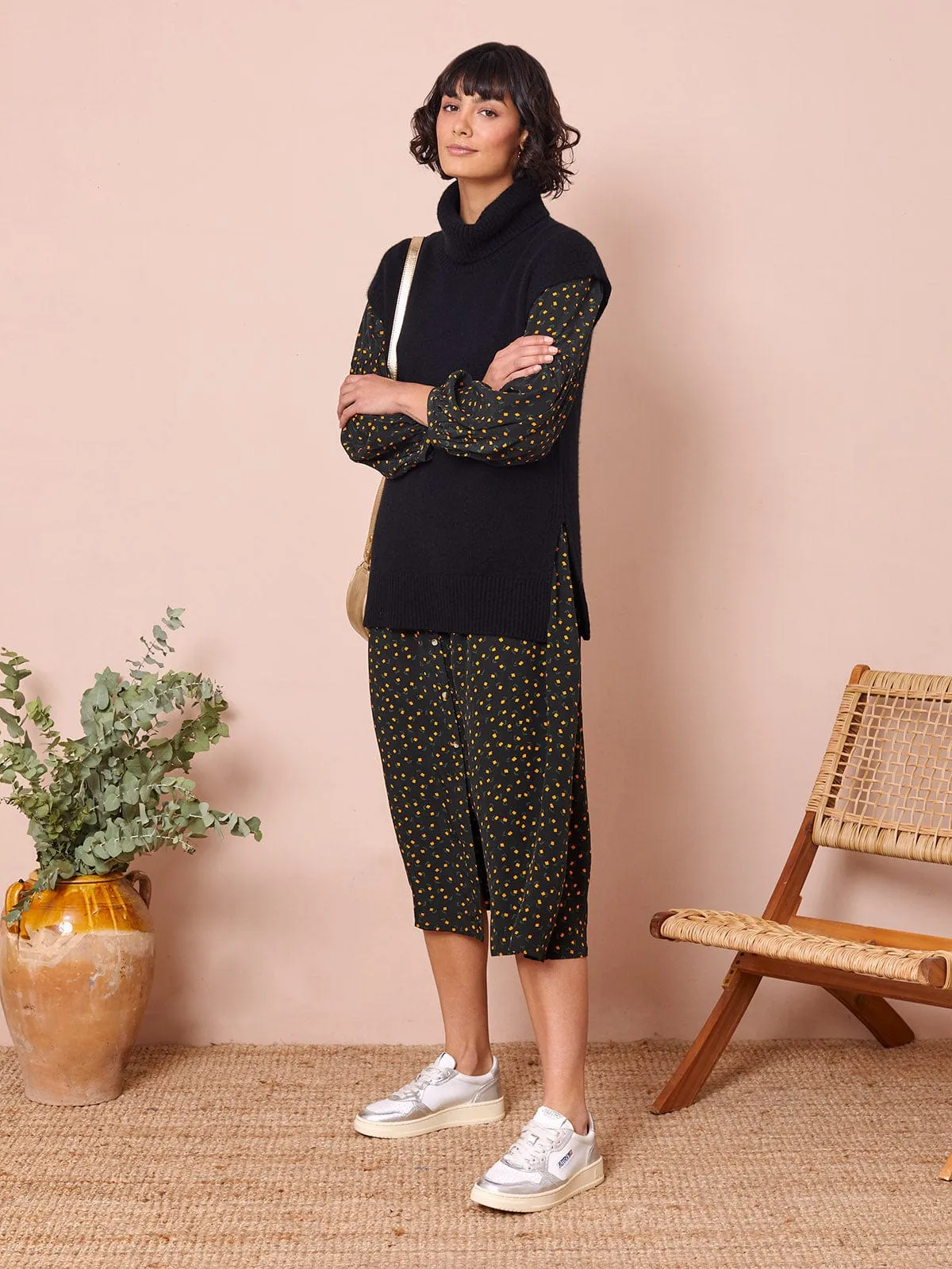 Ulla Roll Neck Vest- Black sold by iris product image thumbnail 5