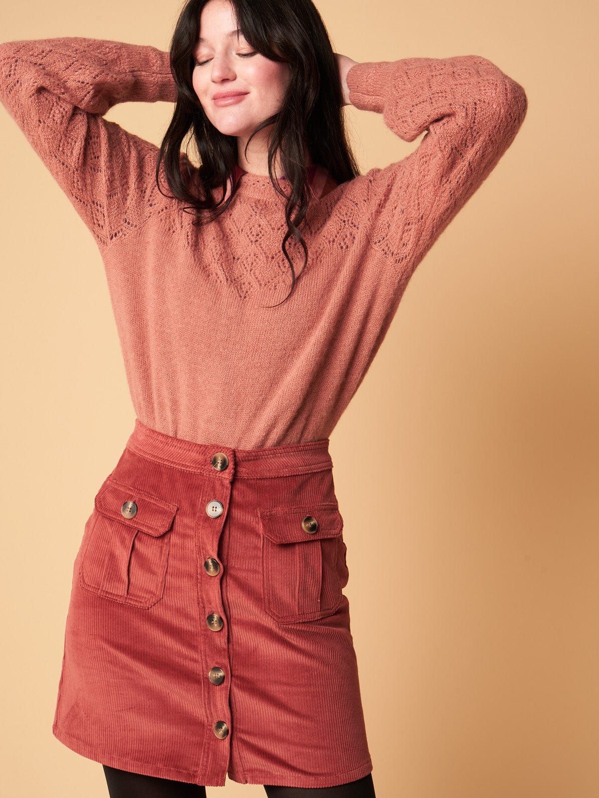 Mino Lace Knit - Dusty Pink sold by iris product image thumbnail 2
