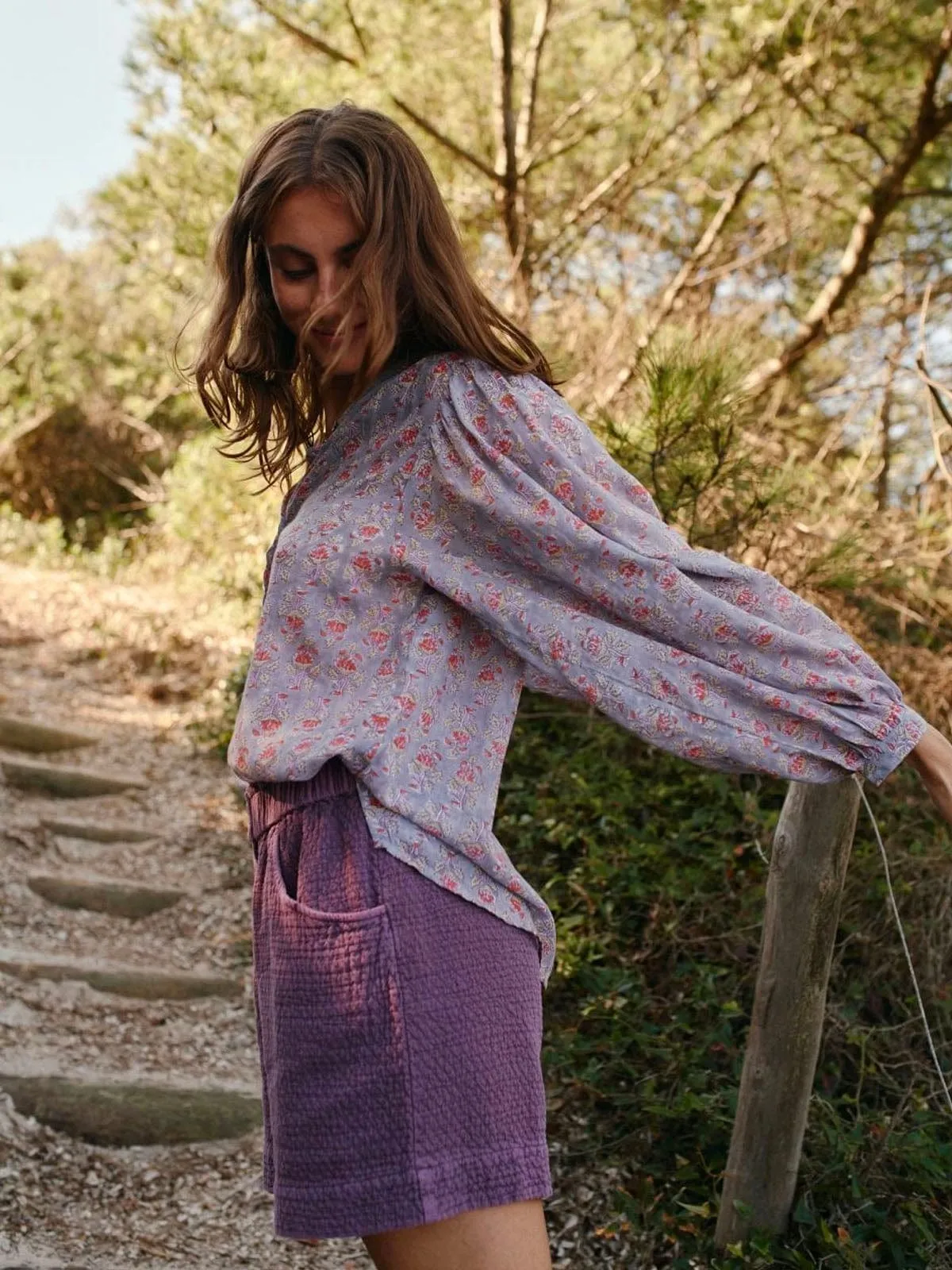 Tessa Blouse- Lilac sold by iris product image thumbnail 4