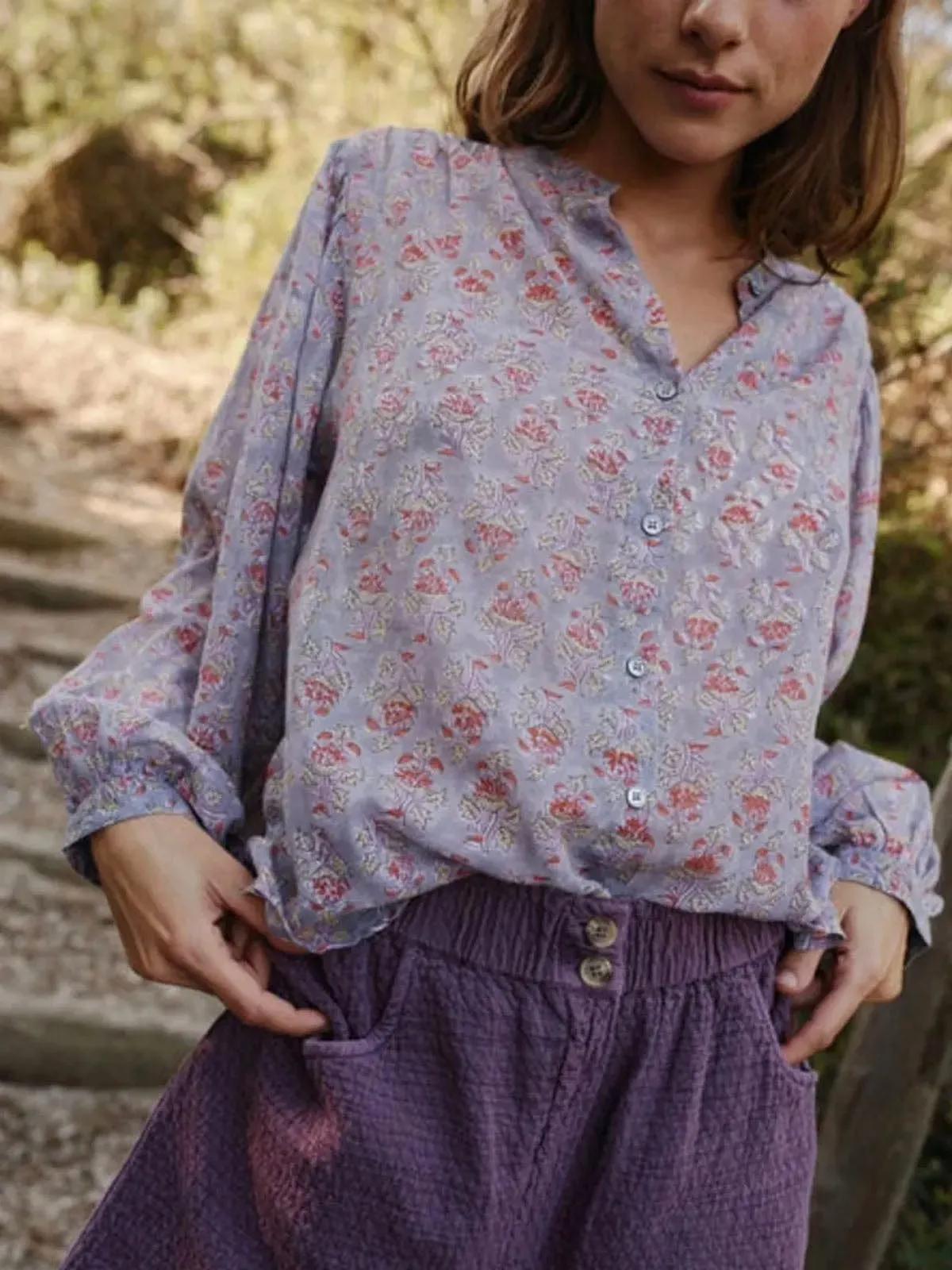 Tessa Blouse- Lilac sold by iris product image thumbnail 2