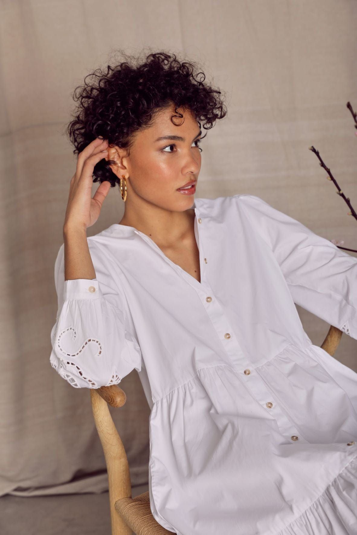Zoie Broderie Anglaise Dress sold by iris product image thumbnail 5