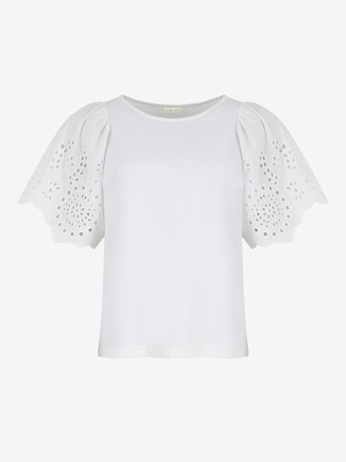 Ella Broderie Jersey Top sold by iris product image thumbnail 3