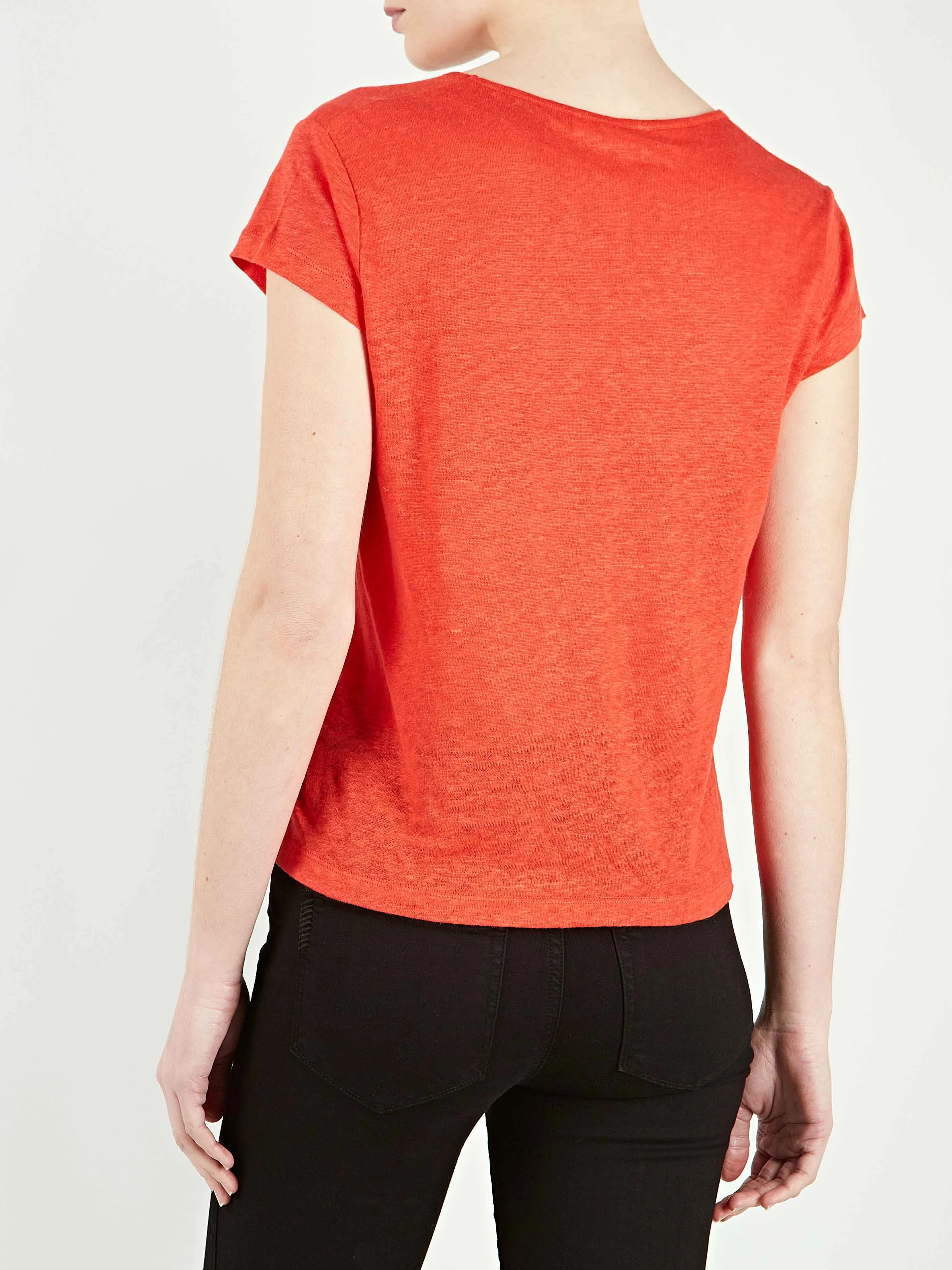 Radley Linen V Neck T-shirt sold by iris product image thumbnail 3