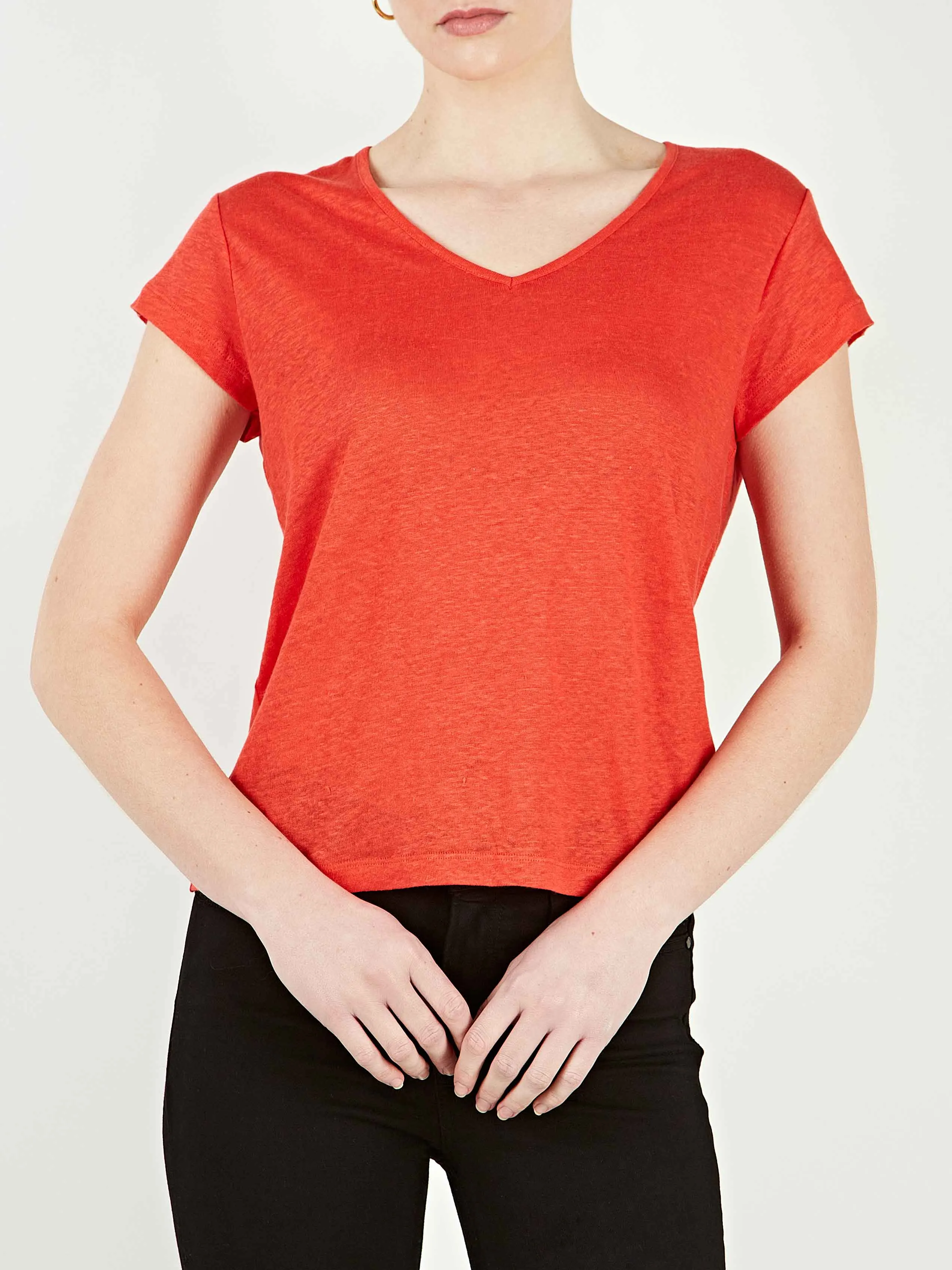 Radley Linen V Neck T-shirt sold by iris product image thumbnail 2