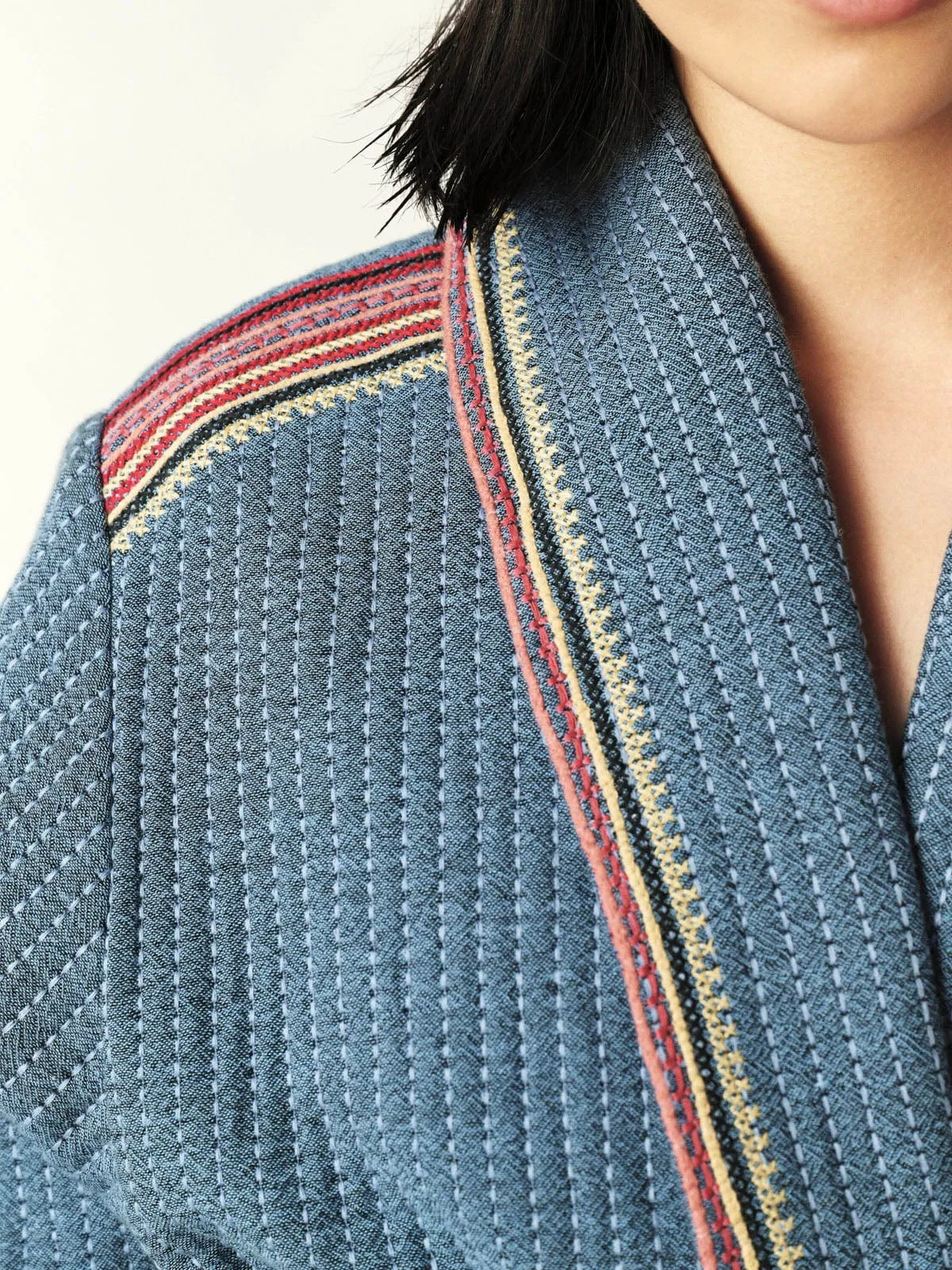 Ciago Stitch Jacket- Blue sold by iris product image thumbnail 4