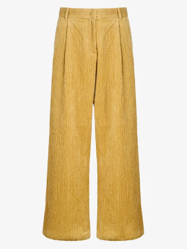 Paseo Cord Trousers – Mustard made by Sessun