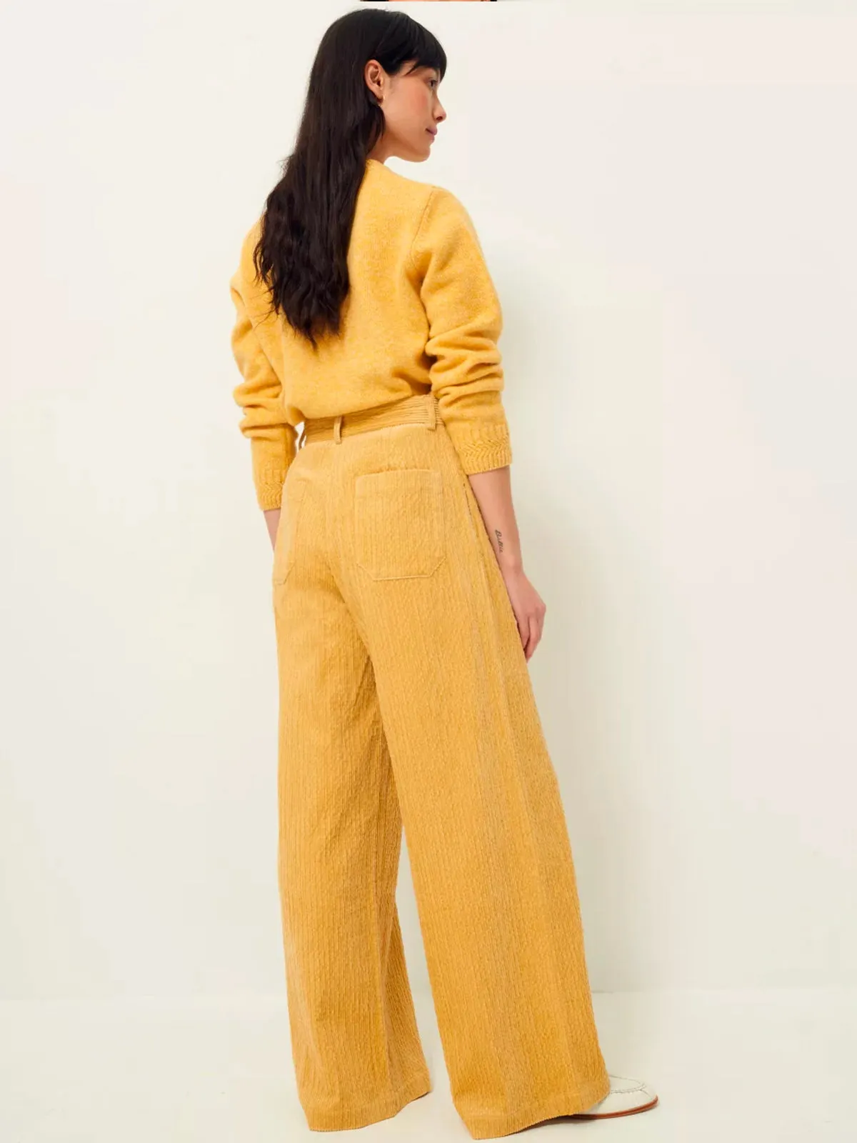 Paseo Cord Trousers – Mustard sold by iris product image thumbnail 3