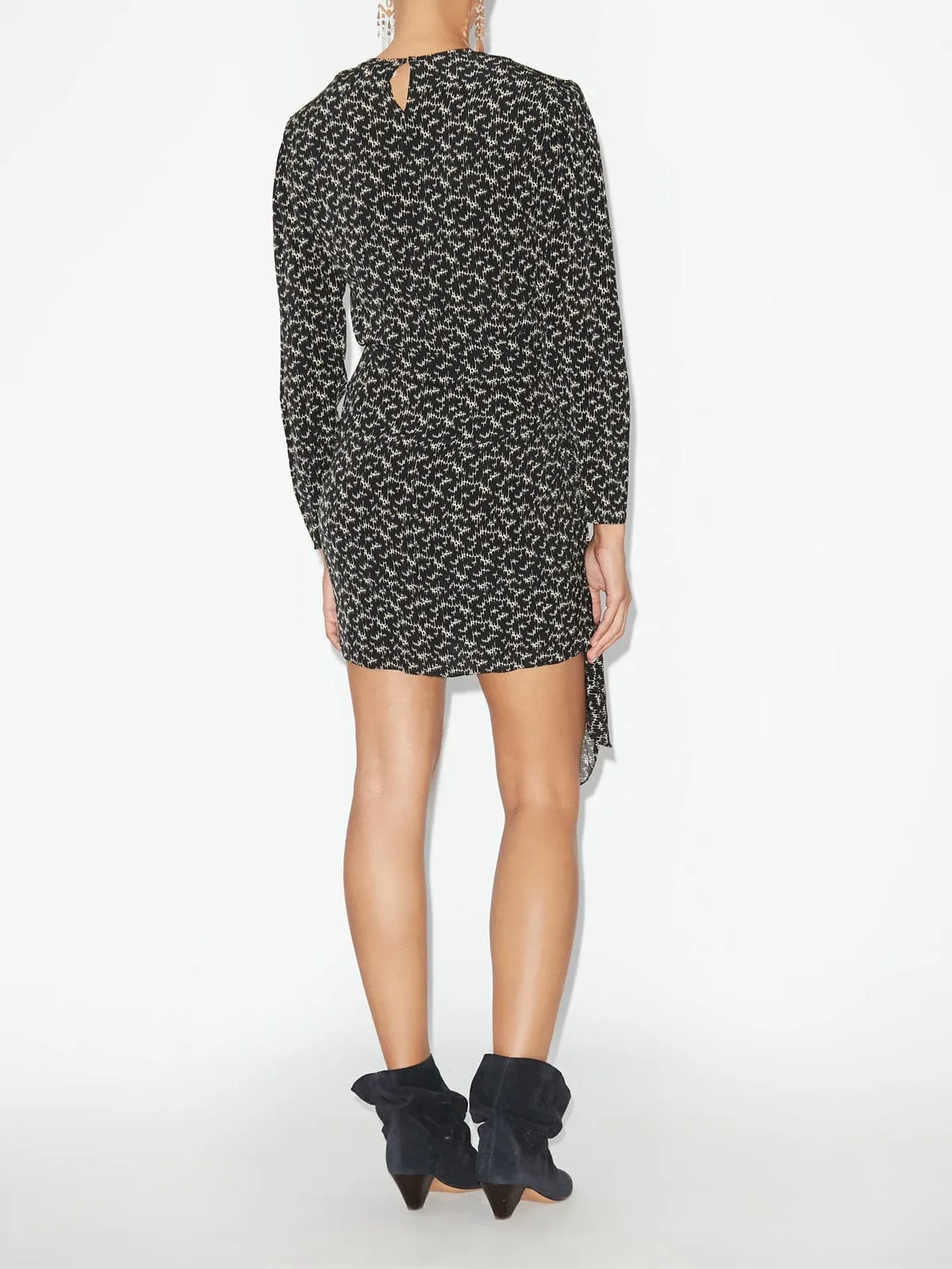 Dulce Printed Dress – Black sold by iris product image thumbnail 3