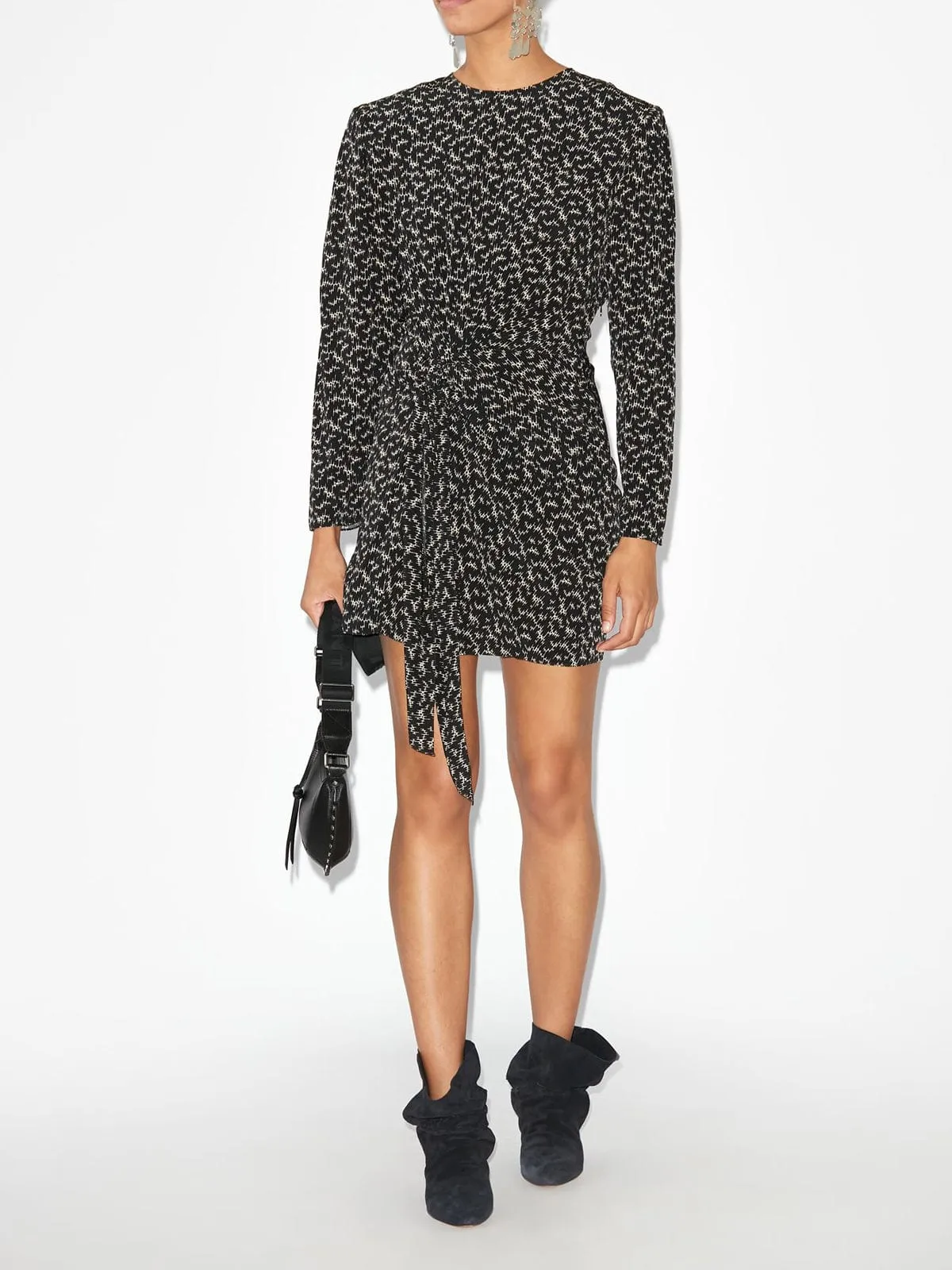 Dulce Printed Dress – Black sold by iris product image thumbnail 2