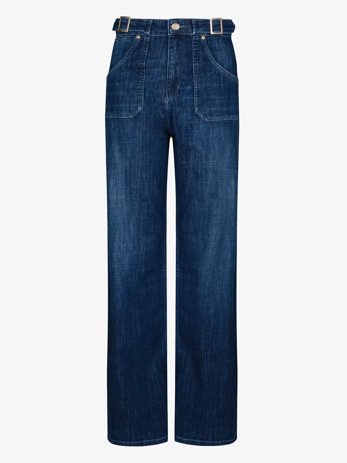 Minnie Wide Leg - Mid Wash sold by iris