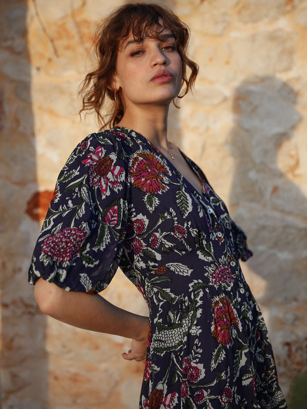 Billie V Neck Mini Dress sold by iris product image thumbnail 3