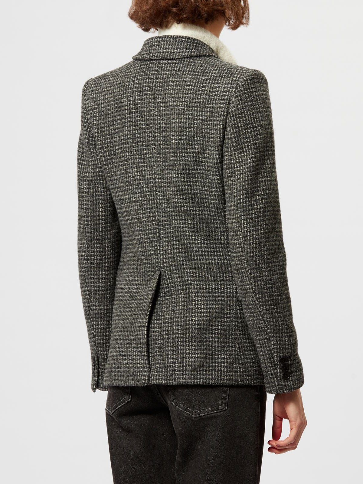 Kerstin Check Jacket - Grey sold by iris product image thumbnail 3