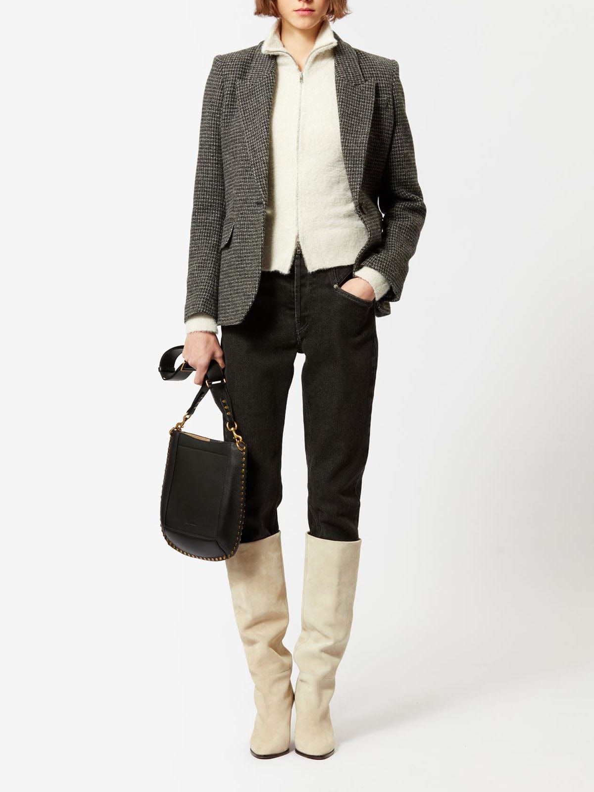 Kerstin Check Jacket - Grey sold by iris product image thumbnail 4
