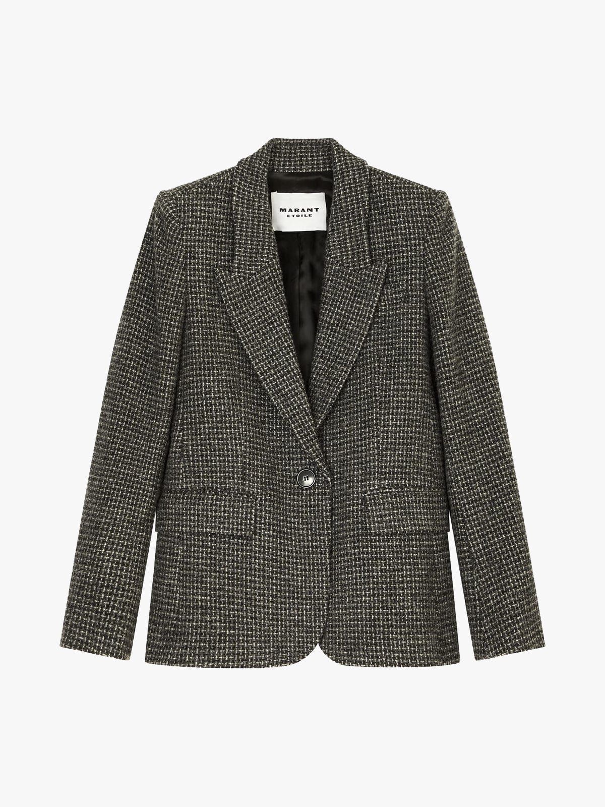 Kerstin Check Jacket - Grey sold by iris
