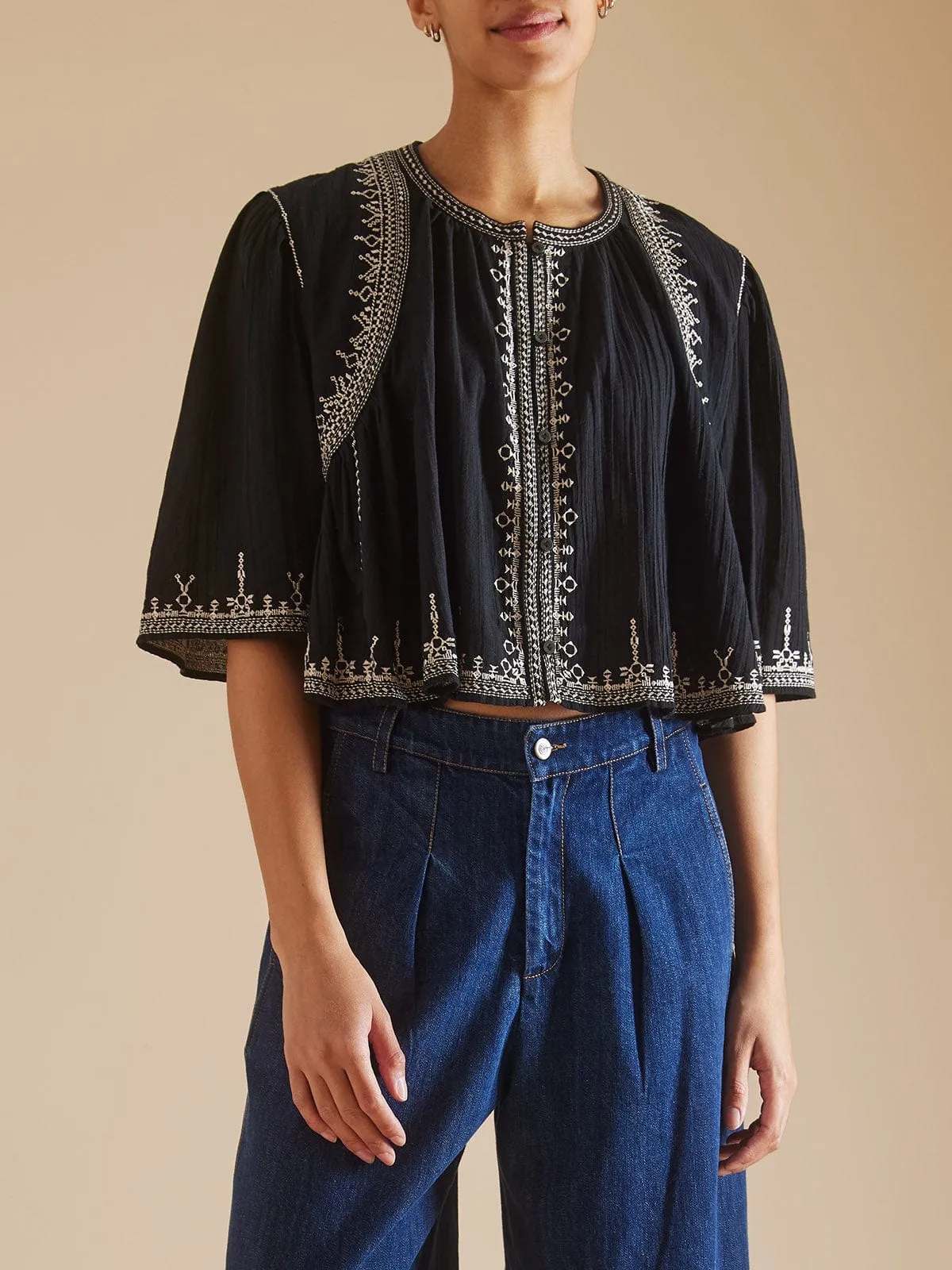 Perkins Top - Black sold by iris product image thumbnail 2