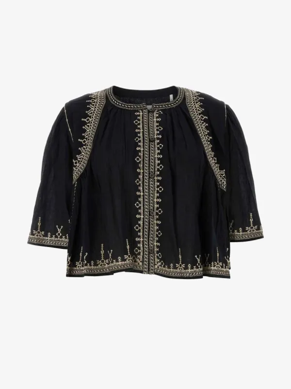 Perkins Top - Black made by iris