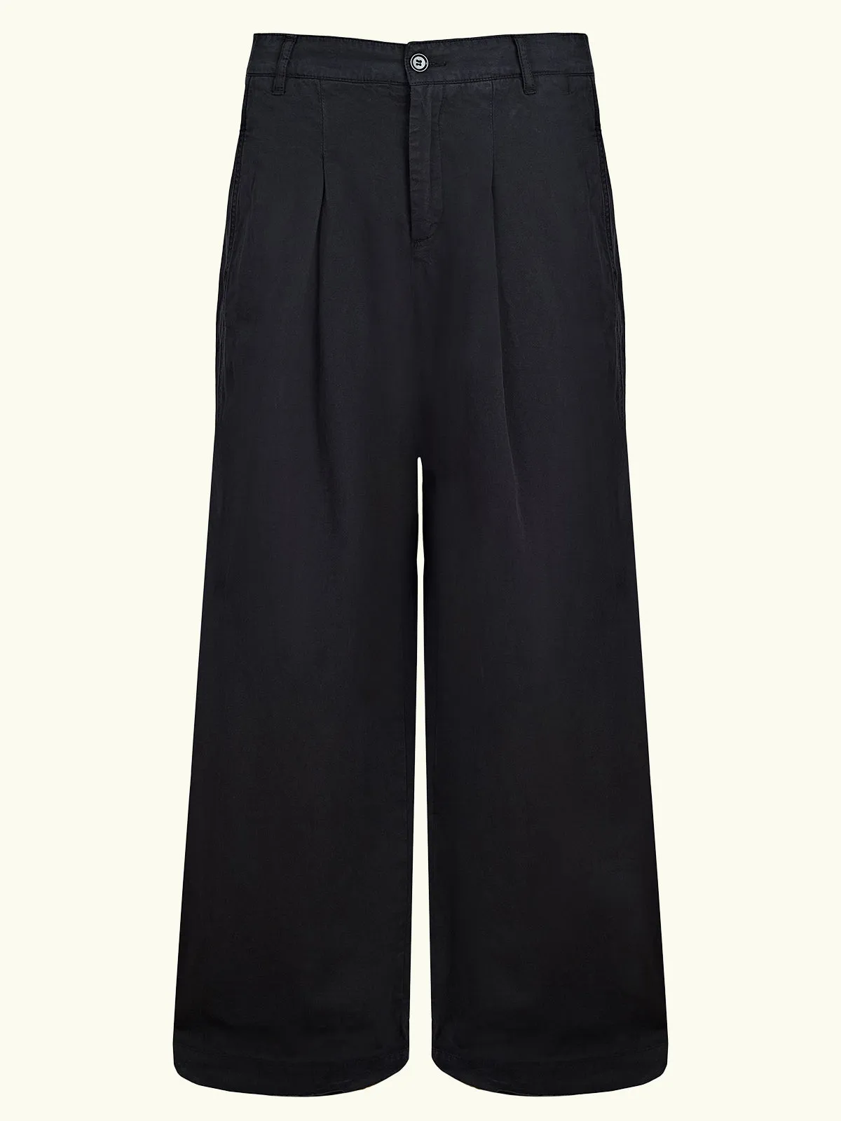 Luca Wide Trouser - Black sold by iris