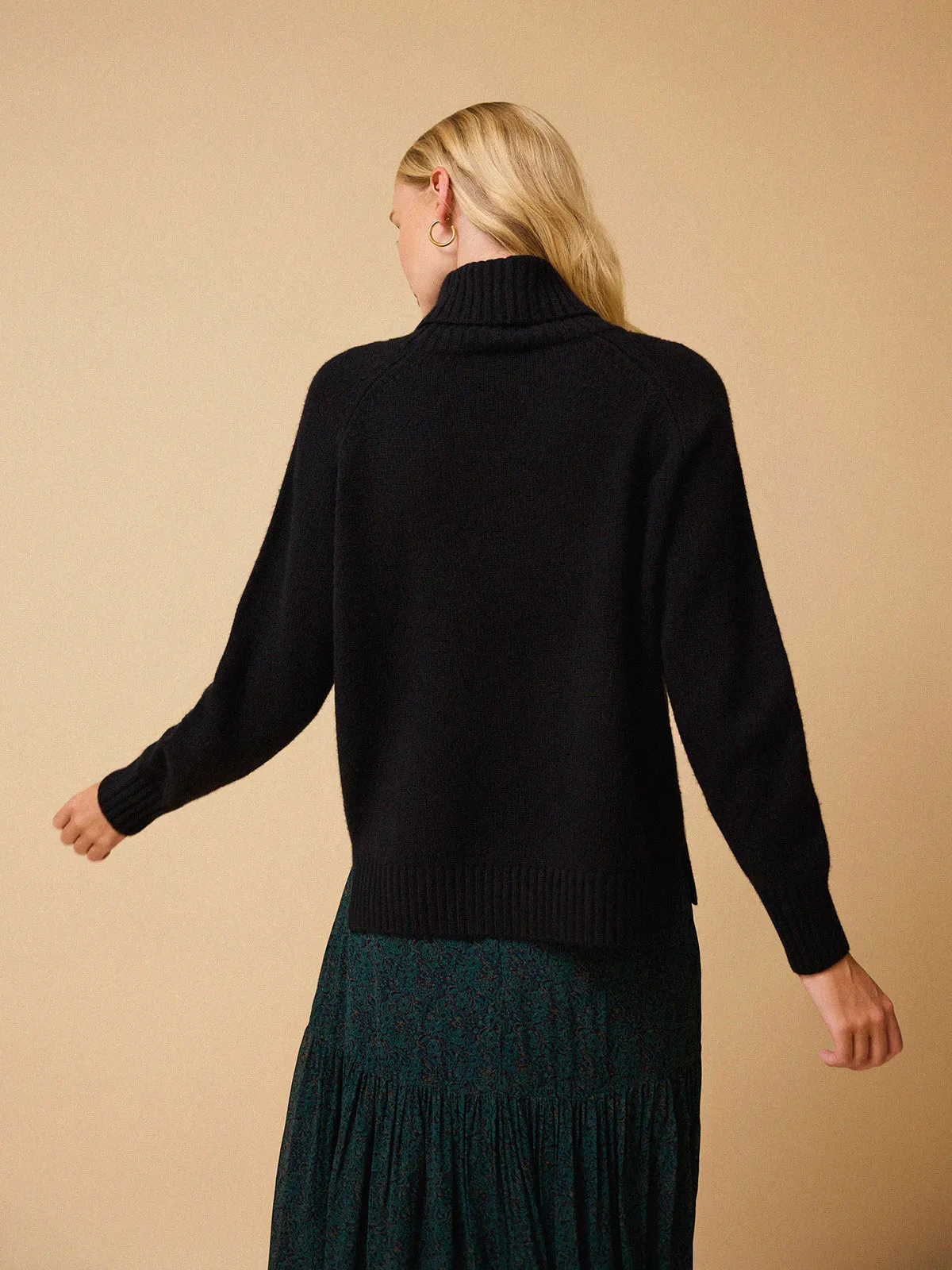 Ulla Roll Neck Jumper - Black sold by iris product image thumbnail 3