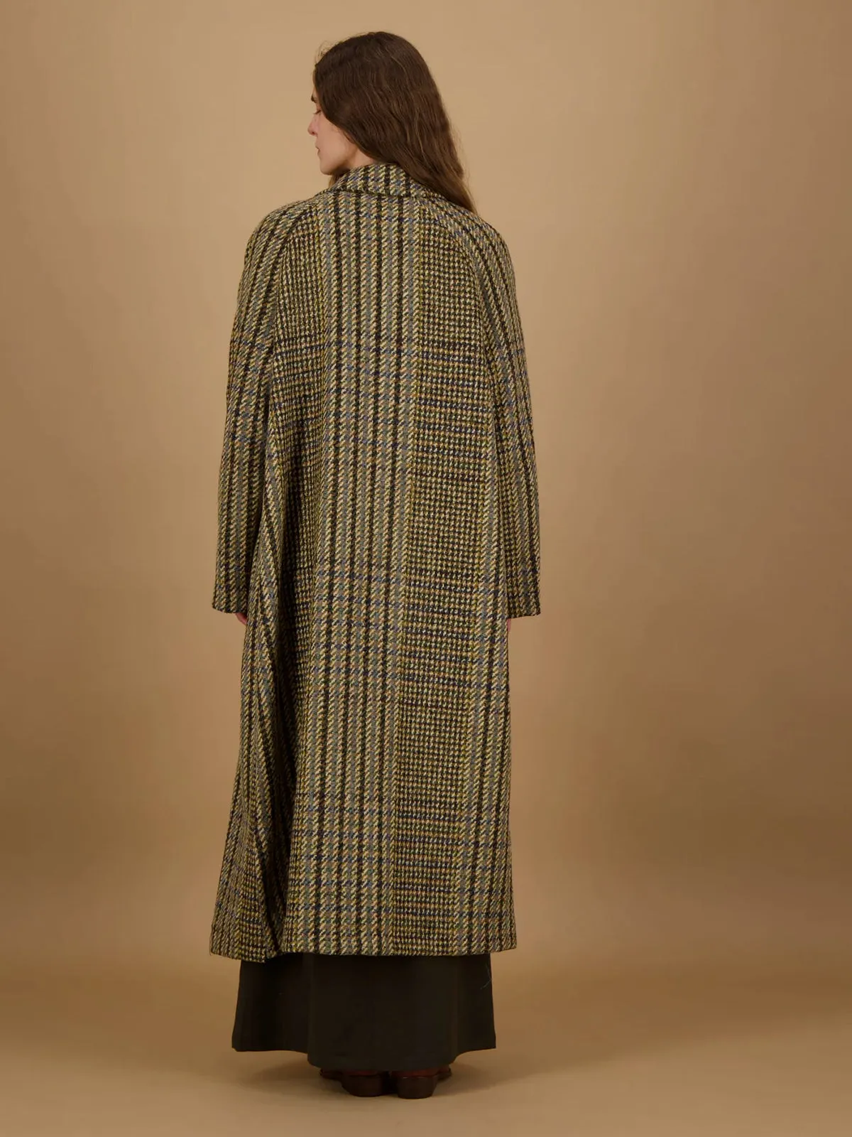Macilo Tweed Long Coat – Brown sold by iris product image thumbnail 4