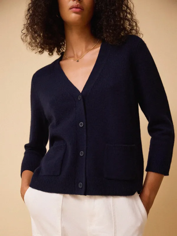 Thea Cardigan - Navy sold by iris
