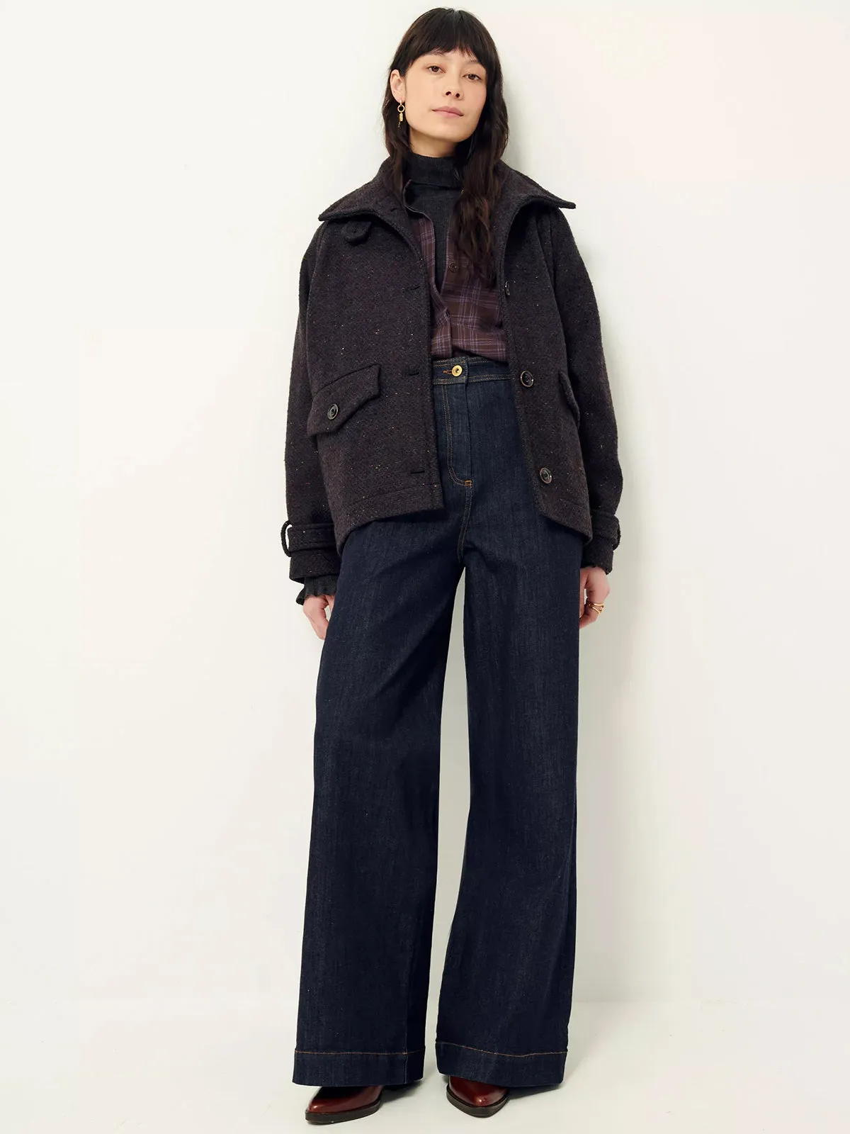 Lee Valley Coat – Navy sold by iris product image thumbnail 4
