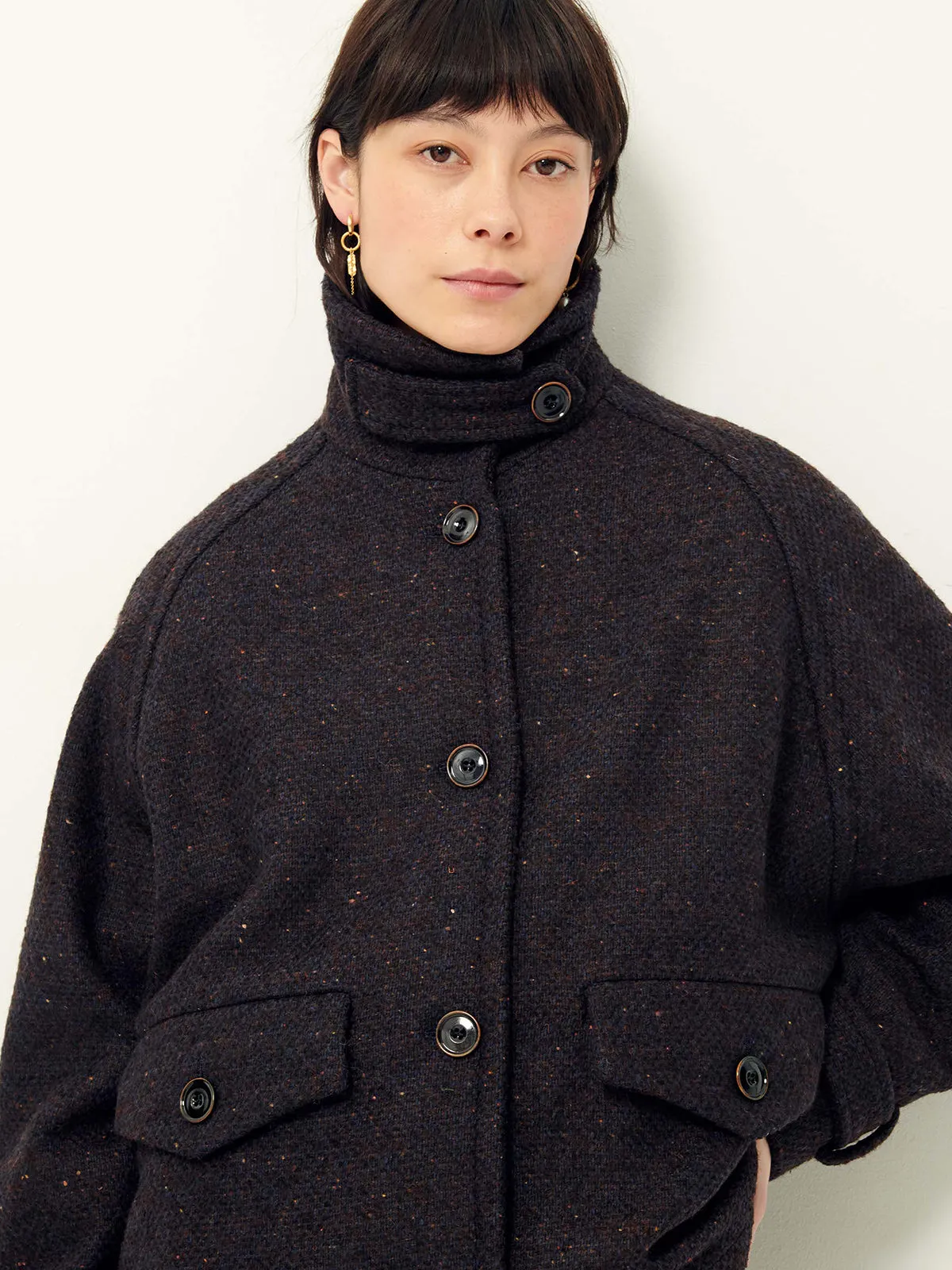 Lee Valley Coat – Navy sold by iris product image thumbnail 5
