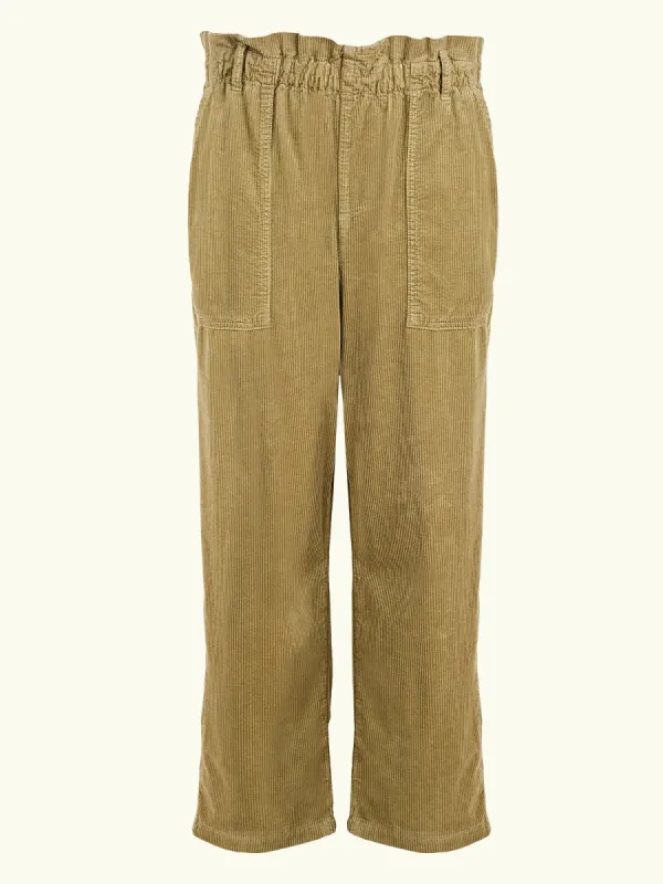 Yael Cord Trousers – Beige made by iris