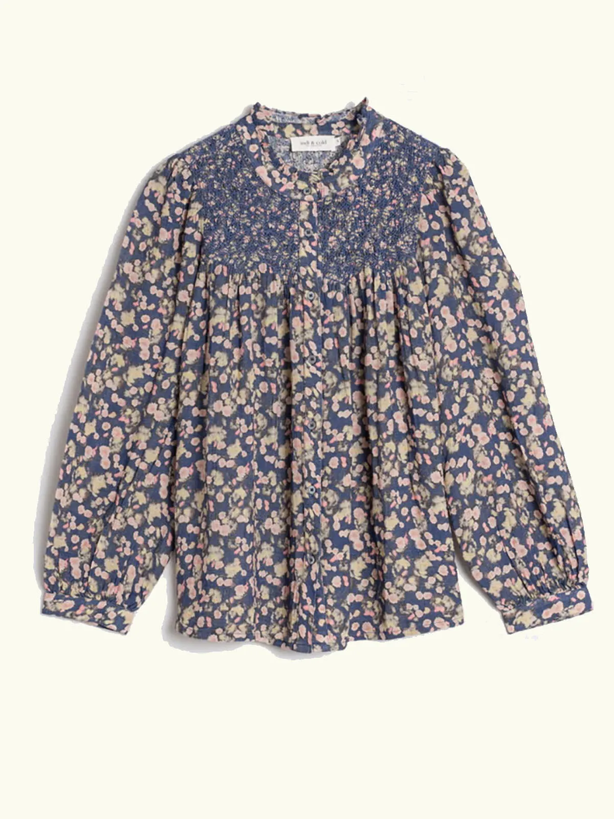 Embroidered Print Blouse – Pink sold by iris