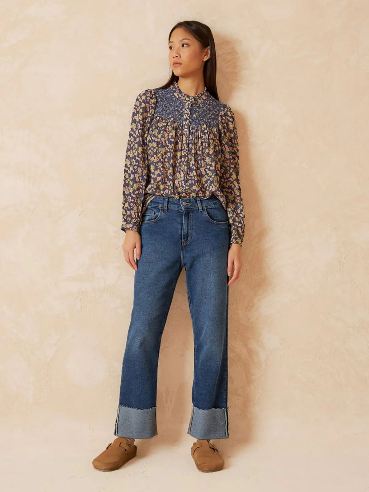 Embroidered Print Blouse – Pink sold by iris product image thumbnail 2