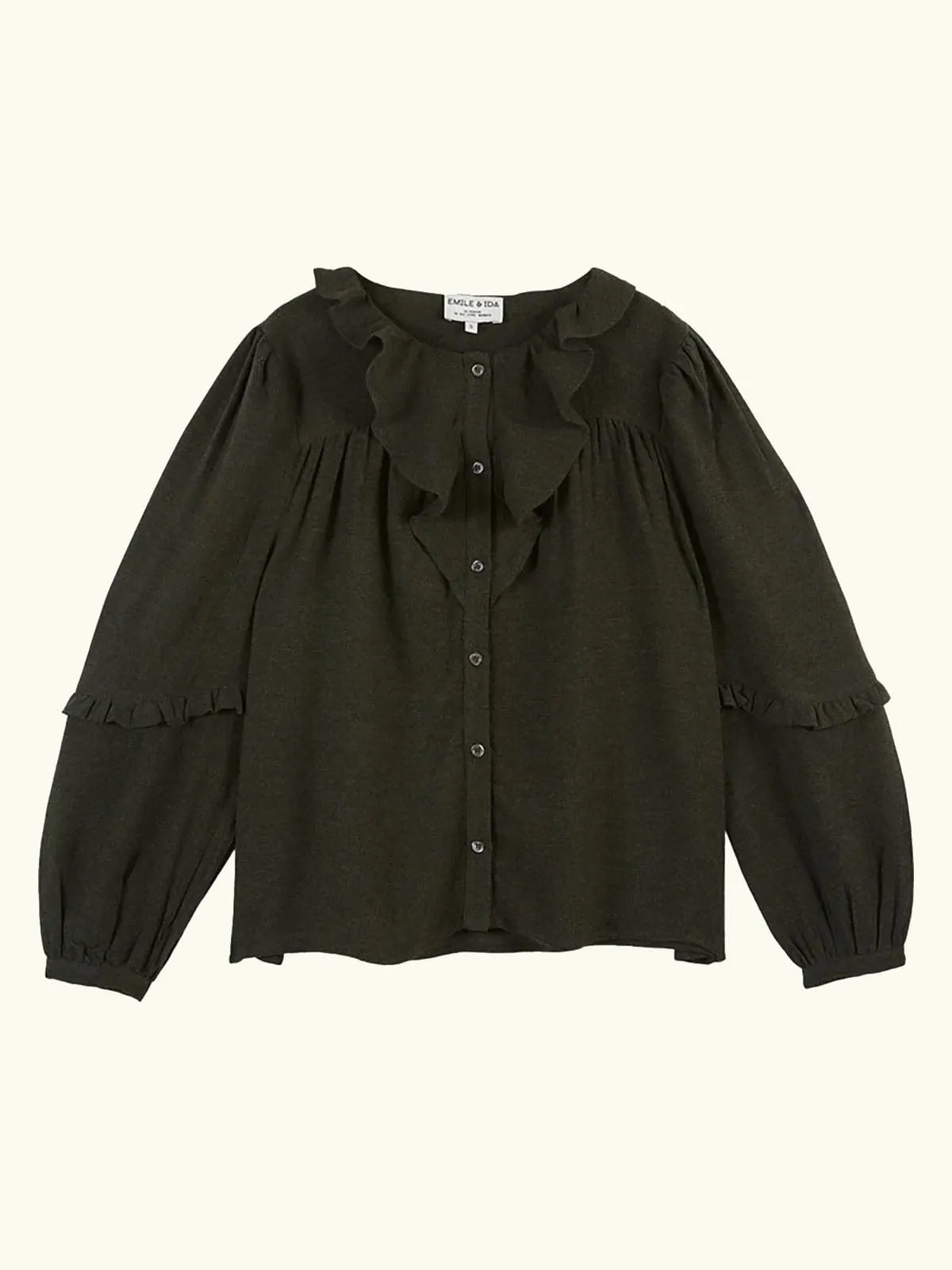 Anselme Frill Top – Black sold by iris