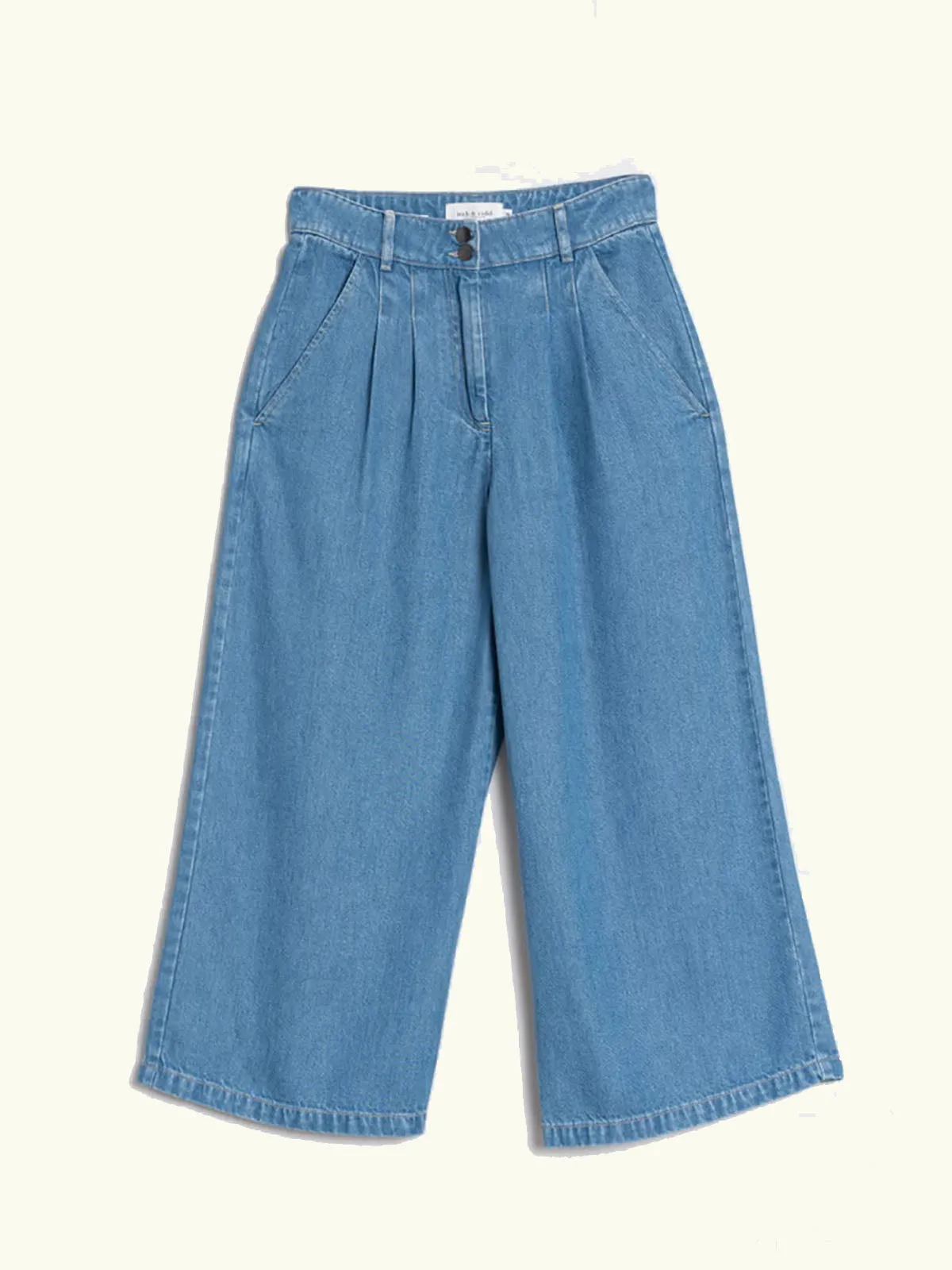 Wide Leg Denim Trousers sold by iris product image thumbnail 4