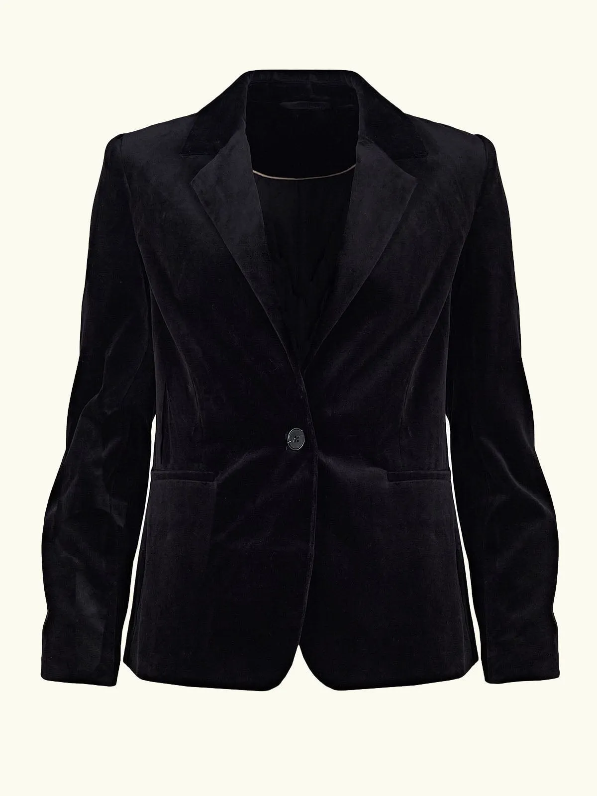 Ava Velvet Blazer – Midnight sold by iris