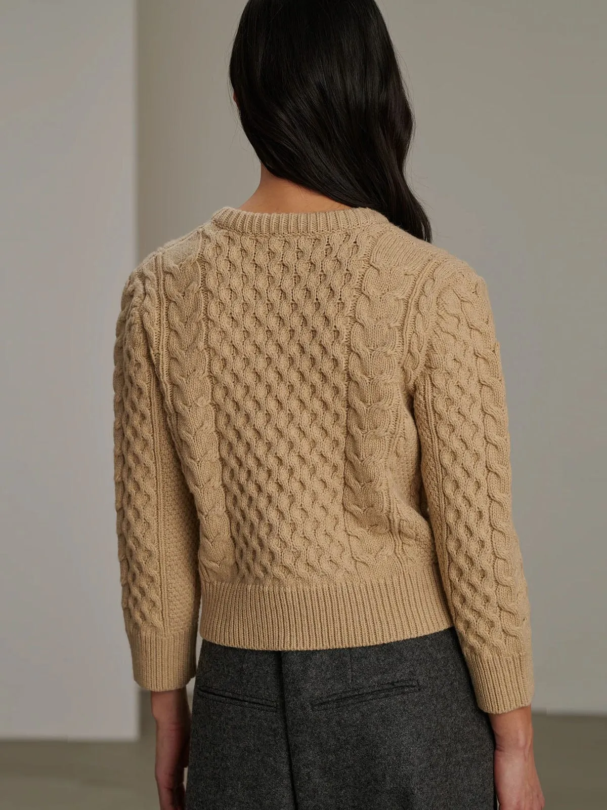 Conrad Cardigan – Beige sold by iris product image thumbnail 3