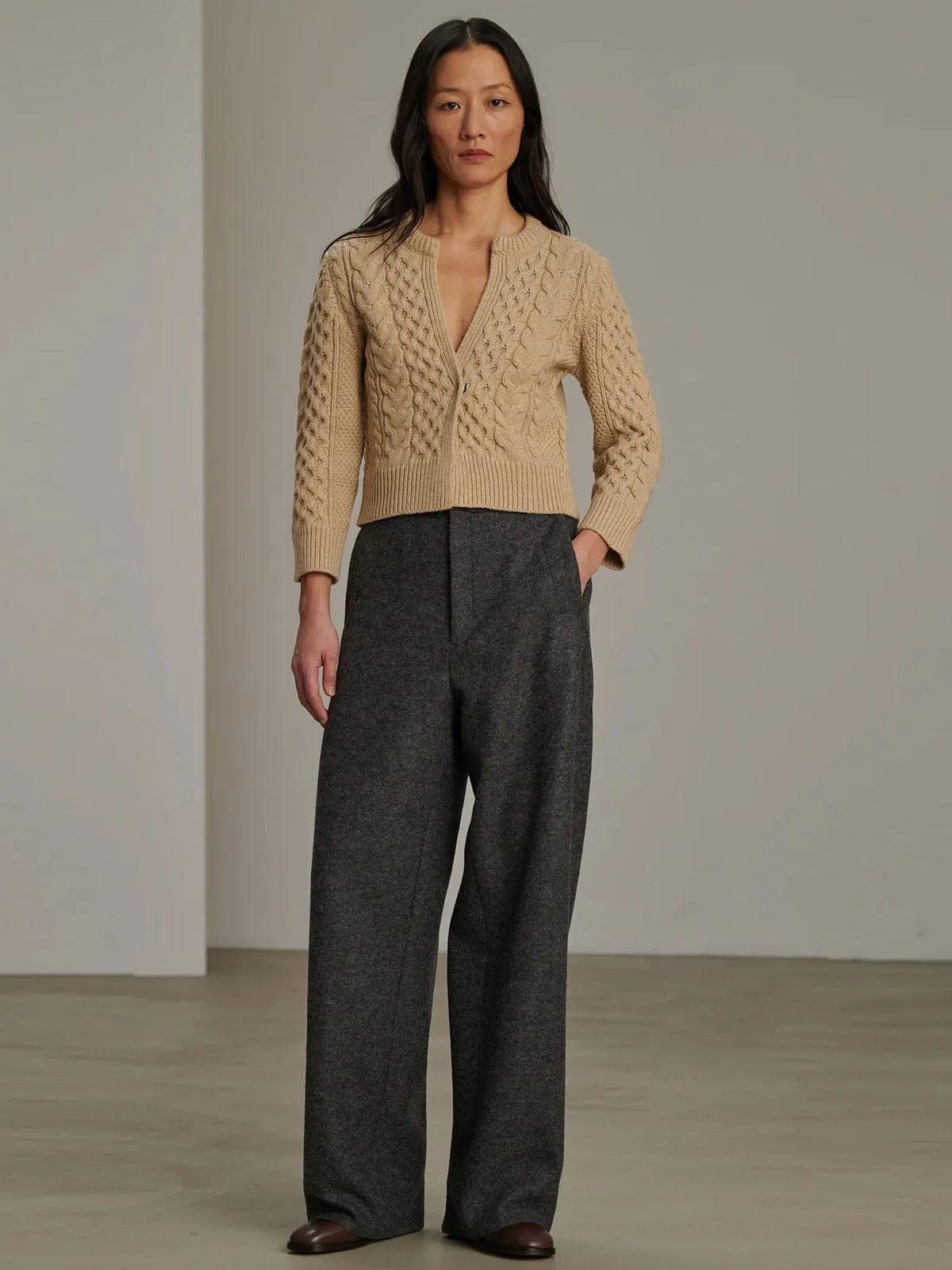 Conrad Cardigan – Beige sold by iris product image thumbnail 5