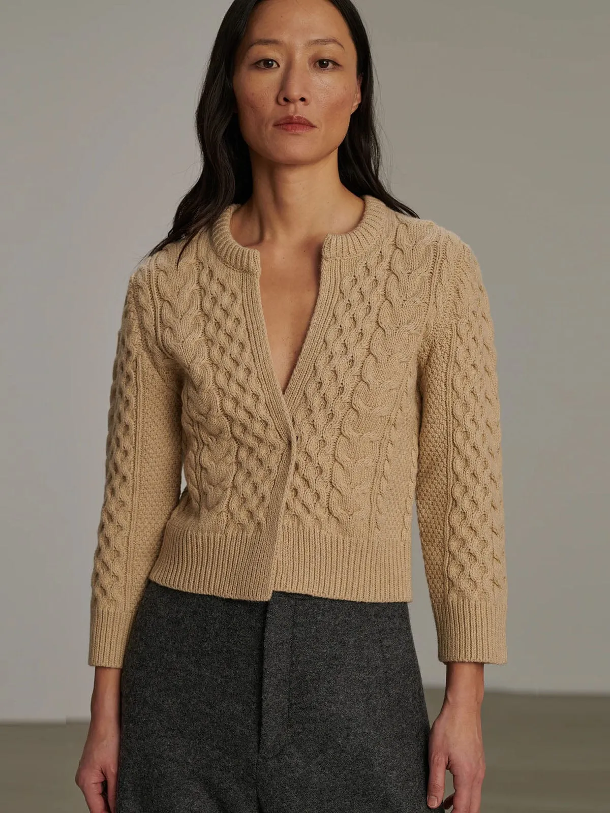 Conrad Cardigan – Beige sold by iris product image thumbnail 2
