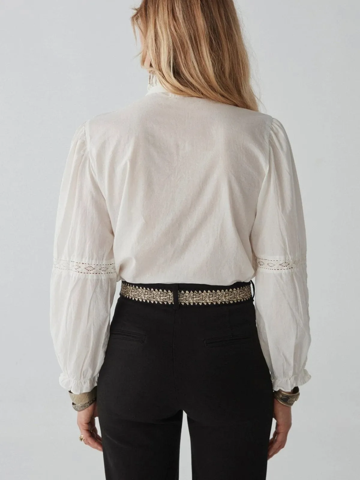 Emmanuelle Blouse - Cream sold by iris product image thumbnail 4