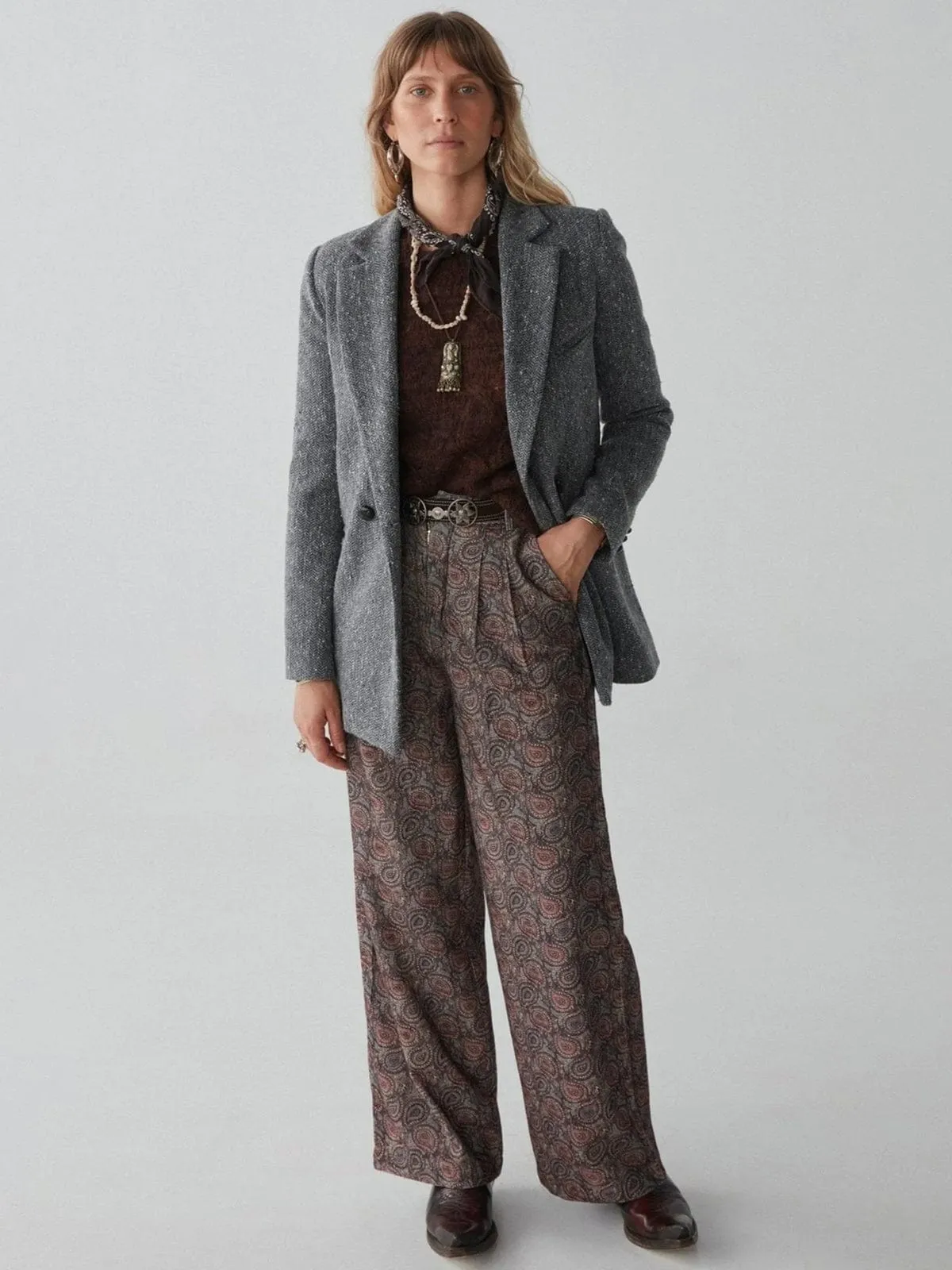 Wilson Tweed Blazer - Grey sold by iris product image thumbnail 2