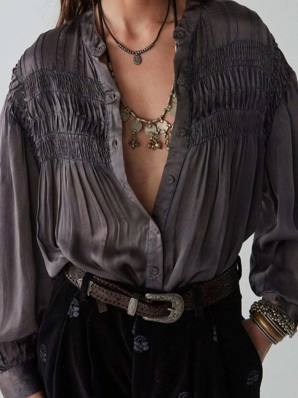 Aida Blouse - Silver sold by iris product image thumbnail 2