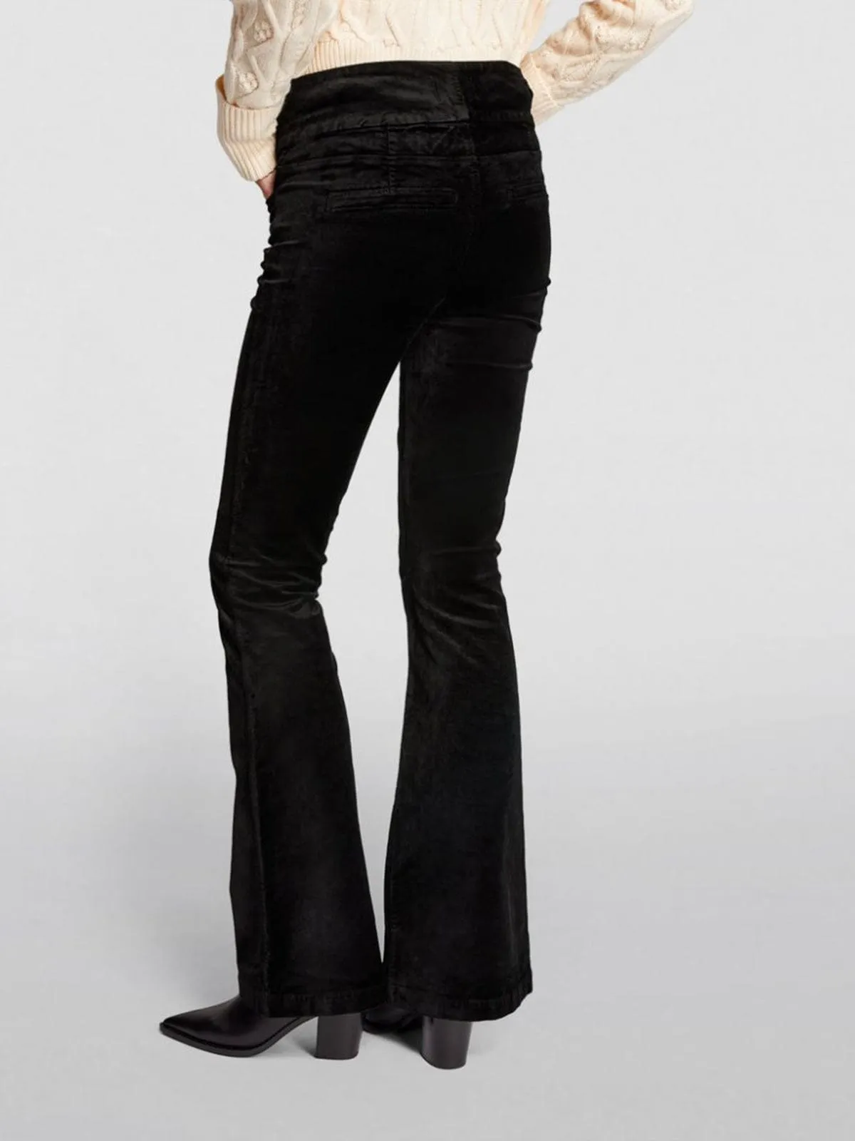 Lou Lou Velvet Trousers - Black sold by iris product image thumbnail 2